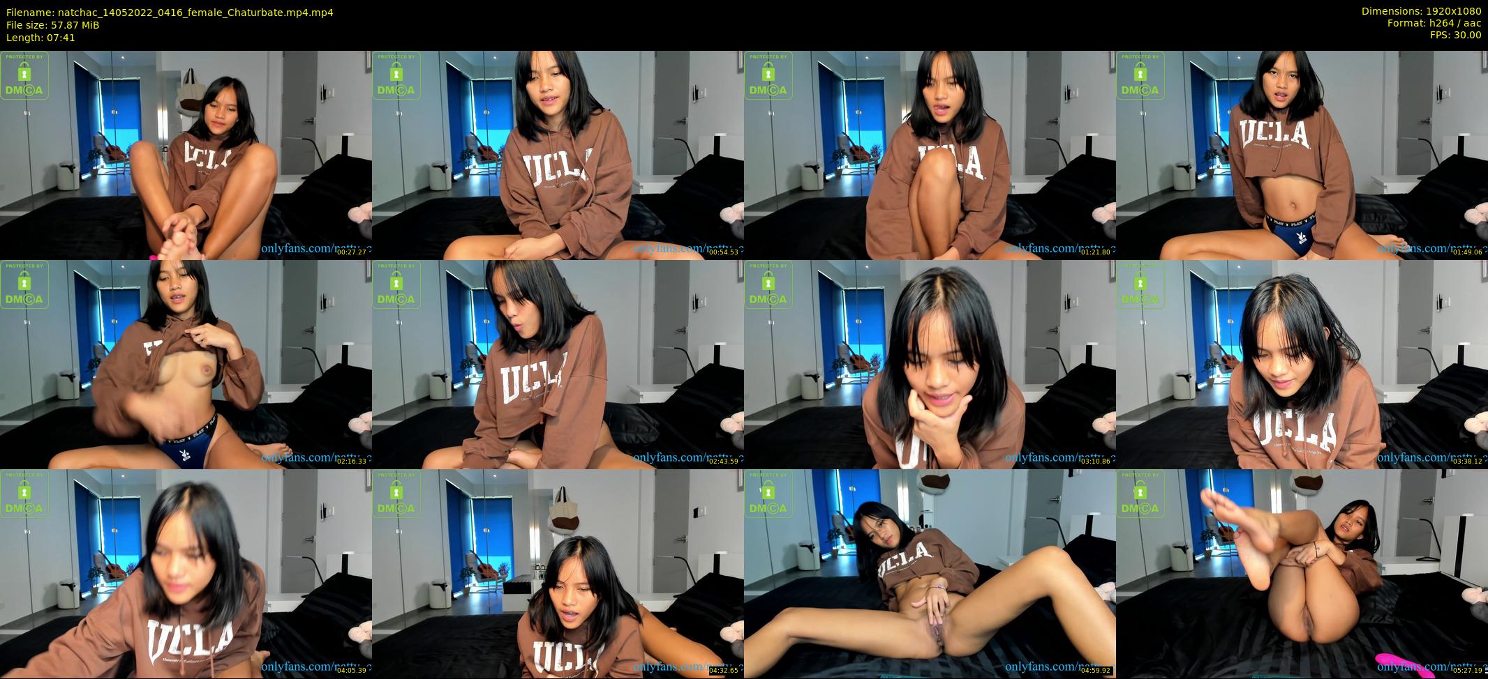 natchac — 8 minute Chaturbate female cam show recording, 1080p, May 14, 2022