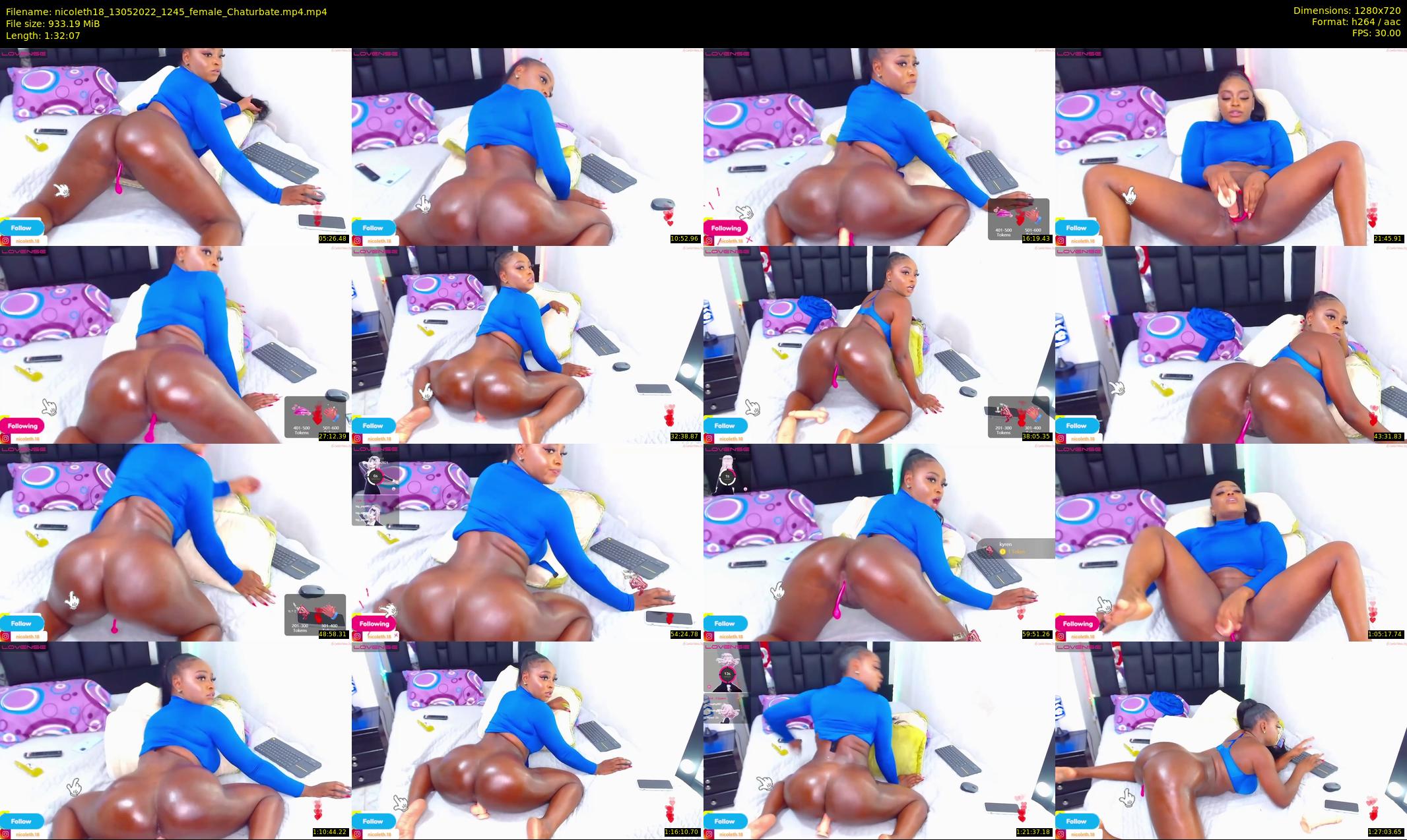 nicoleth18 — 93 minute Chaturbate female cam show recording, 720p, May 13, 2022