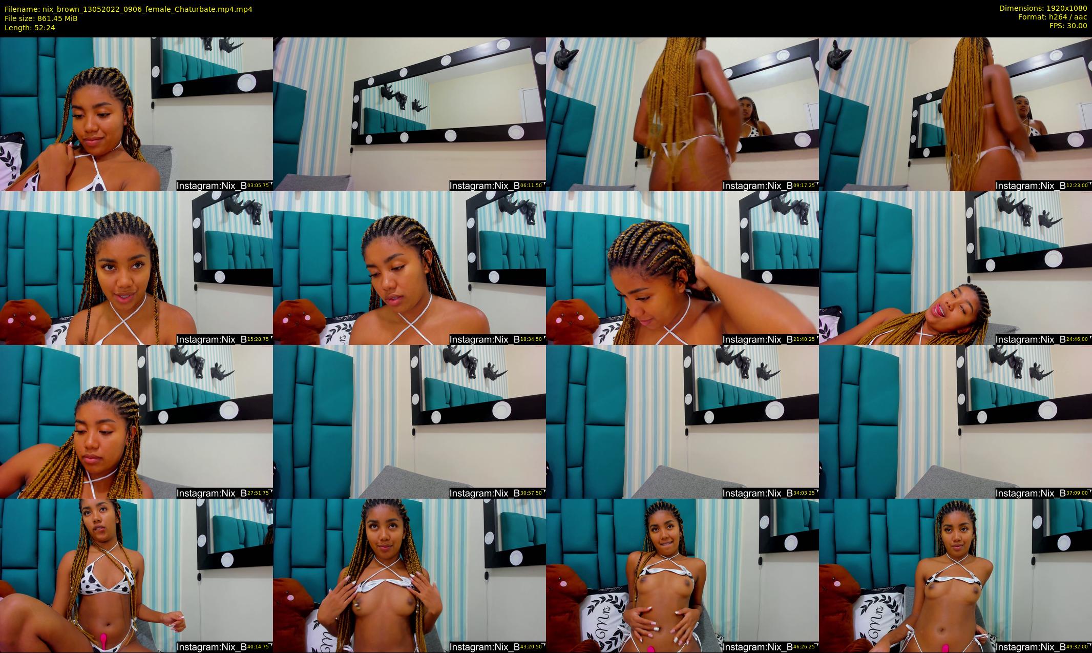 nix_brown — 53 minute Chaturbate female cam show recording, 1080p, May 13, 2022