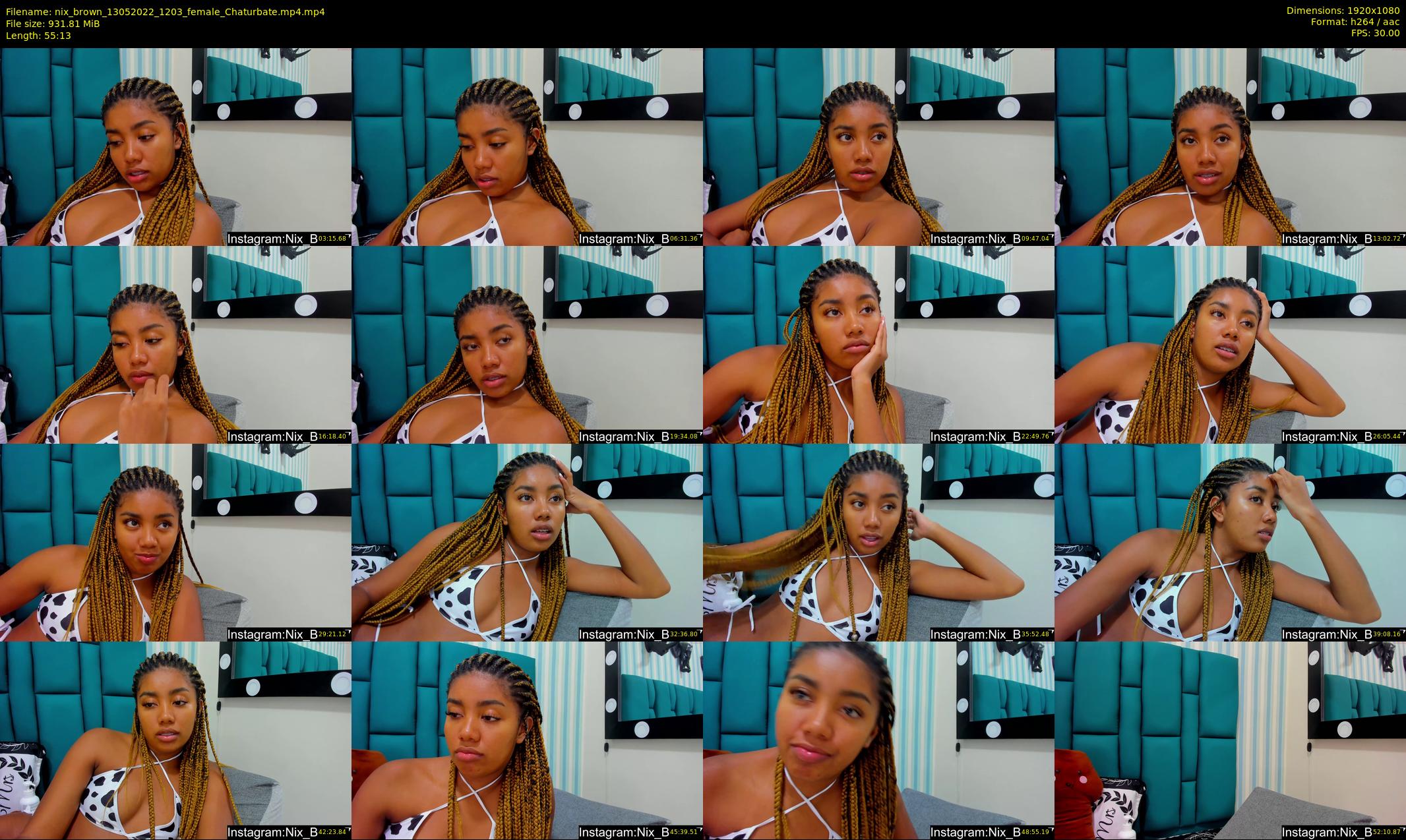nix_brown — 56 minute Chaturbate female cam show recording, 1080p, May 13, 2022