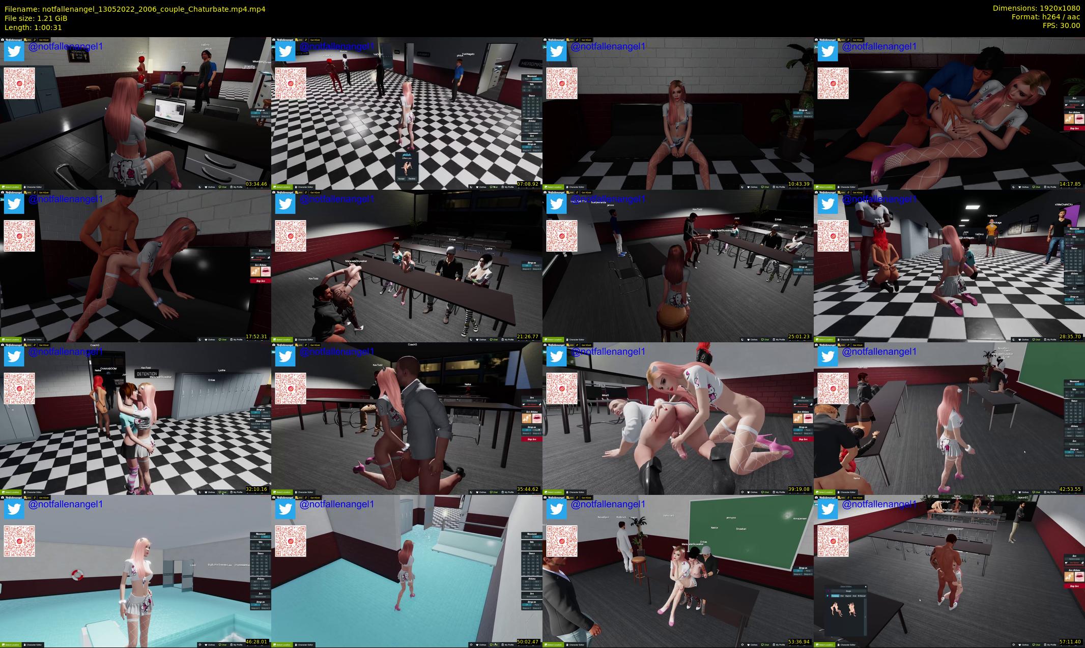 notfallenangel — 61 minute Chaturbate couple cam show recording, 1080p, May 13, 2022
