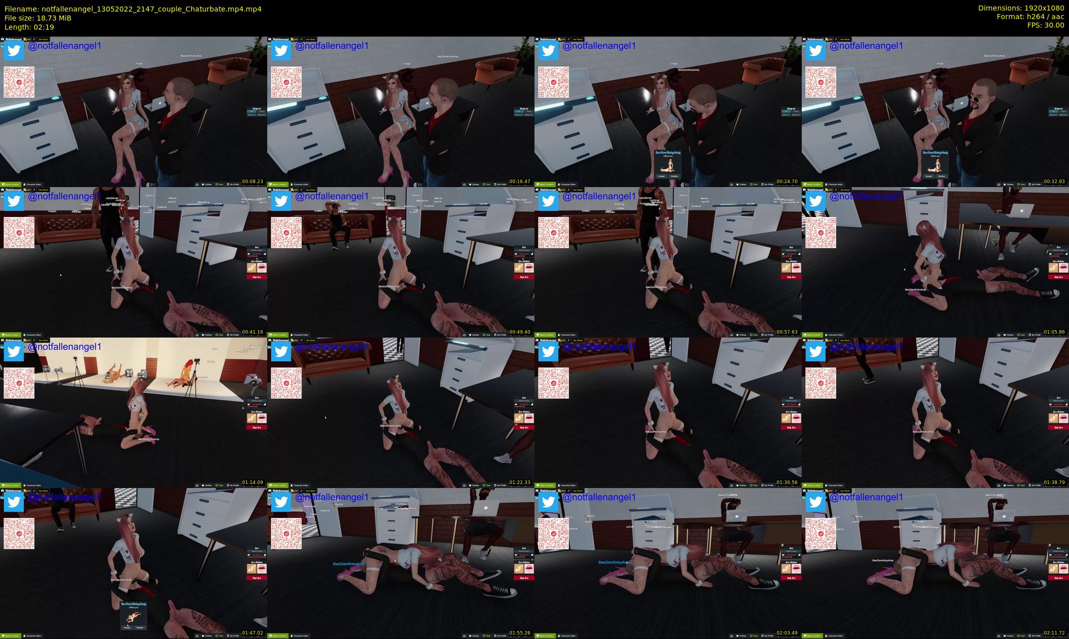 notfallenangel — 3 minute Chaturbate couple cam show recording, 1080p, May 13, 2022