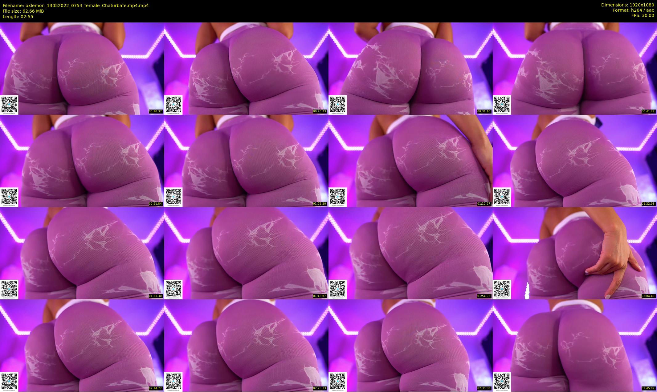 oxlemon — 3 minute Chaturbate female cam show recording, 1080p, May 13, 2022