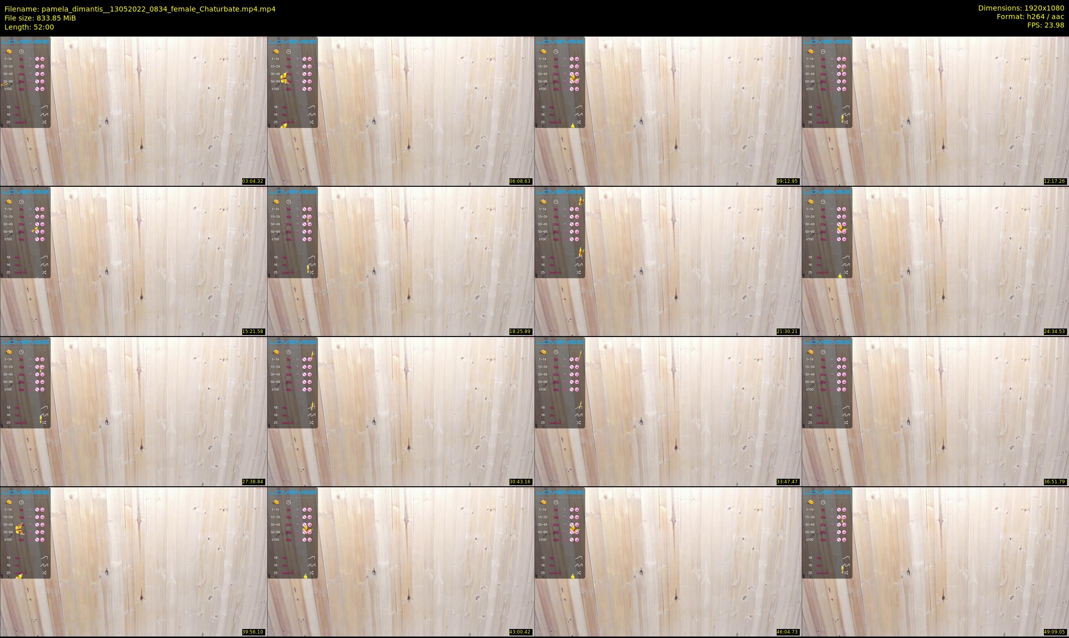 pamela_dimantis_ — 52 minute Chaturbate female cam show recording, 1080p, May 13, 2022
