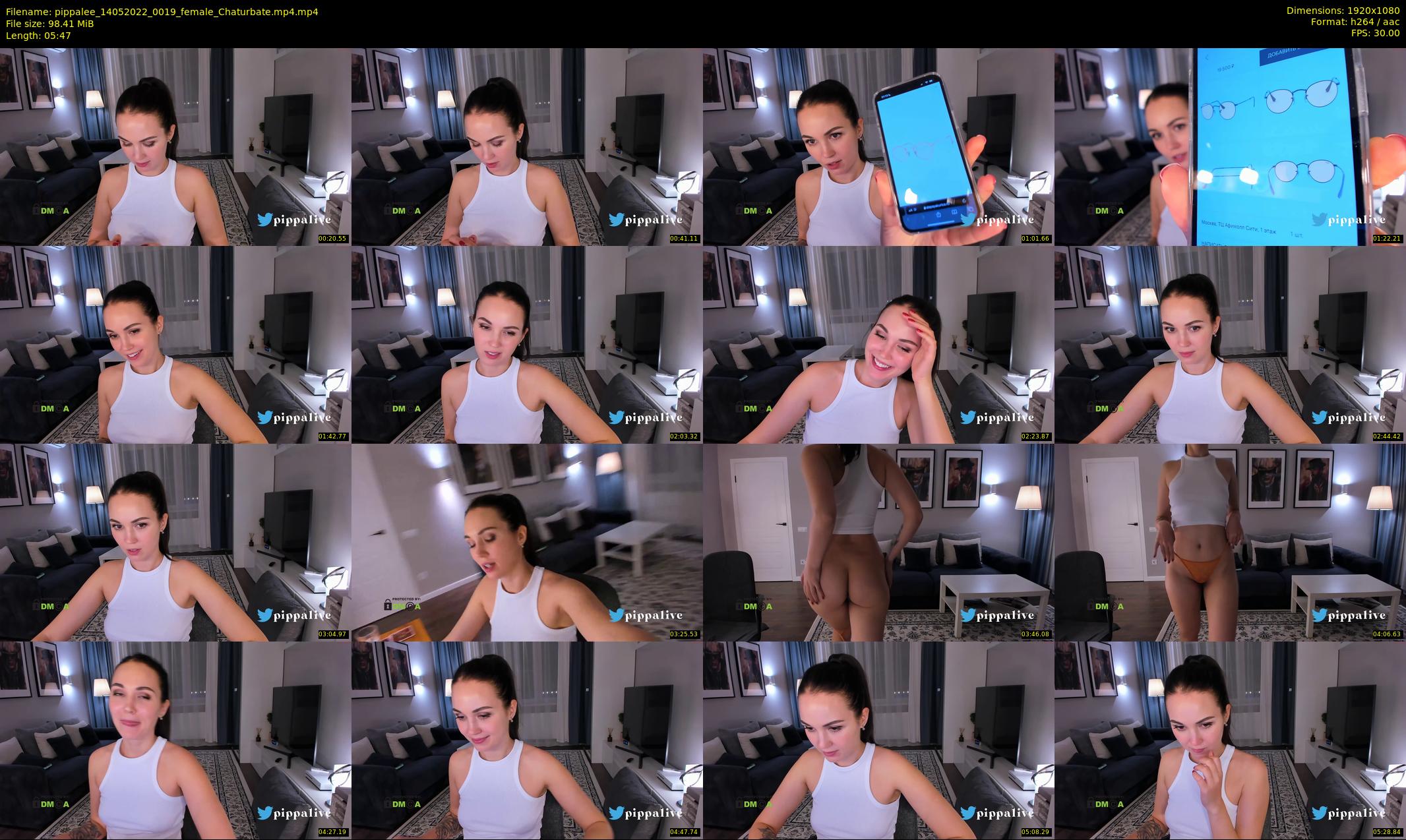pippalee — 6 minute Chaturbate female cam show recording, 1080p, May 14, 2022