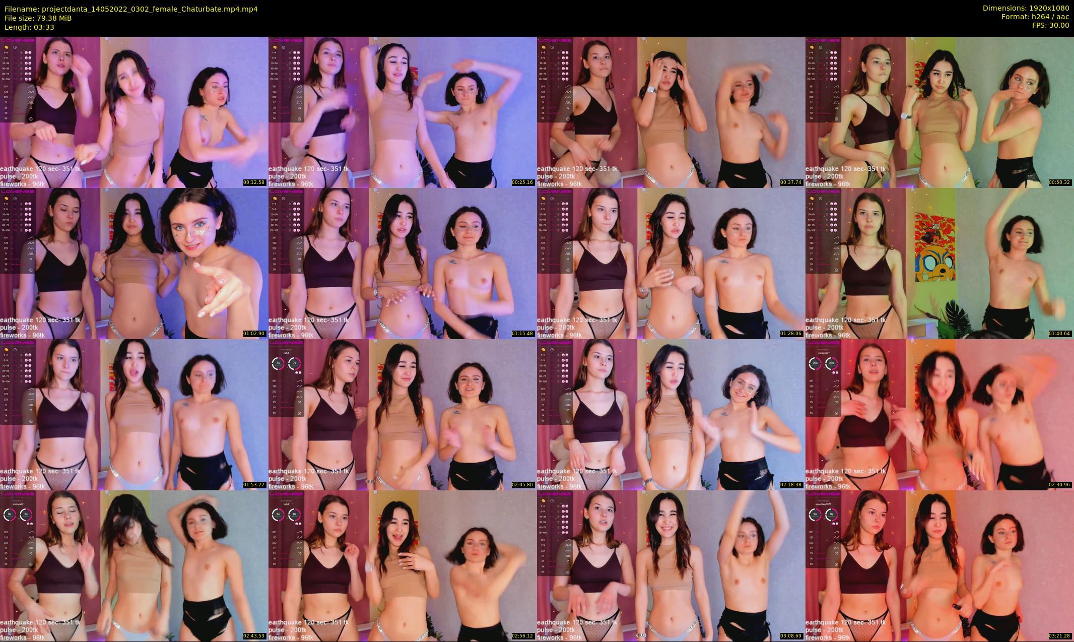 projectdanta — 4 minute Chaturbate female cam show recording, 1080p, May 14, 2022