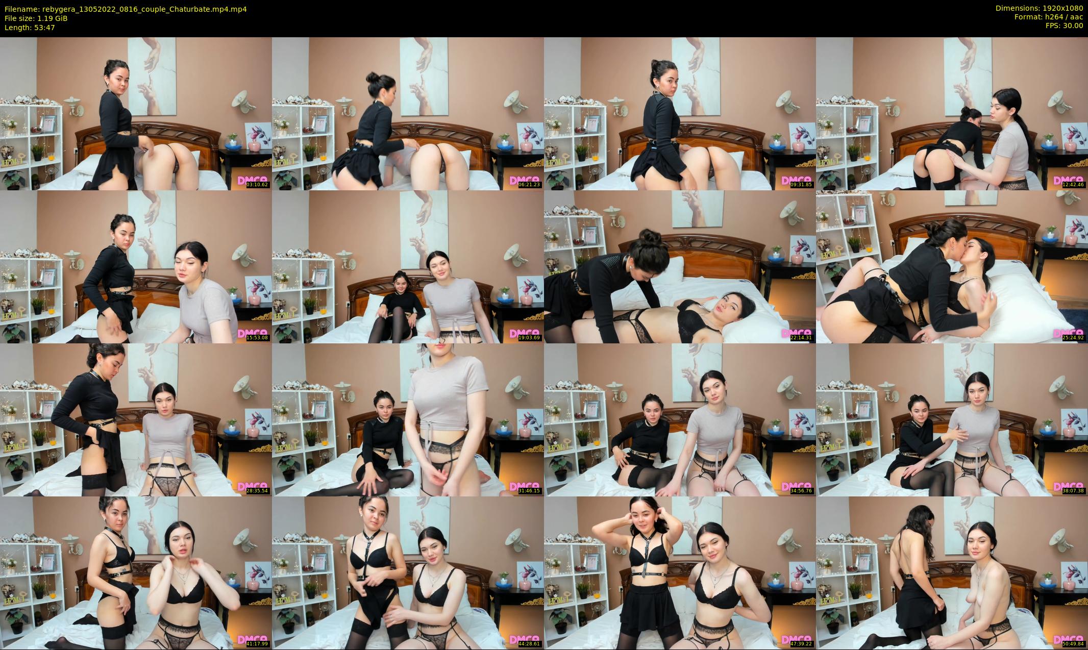 rebygera — 54 minute Chaturbate couple cam show recording, 1080p, May 13, 2022