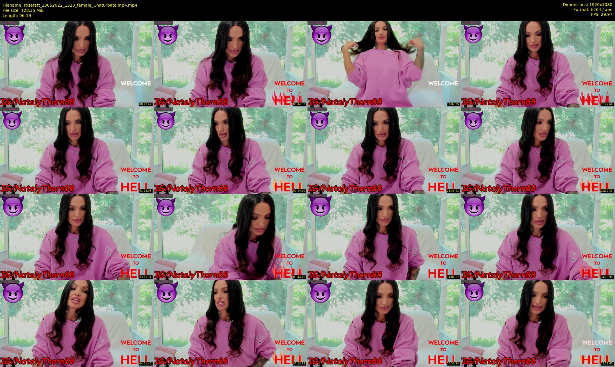 rosetatt — 7 minute Chaturbate female cam show recording, 1080p, May 13, 2022