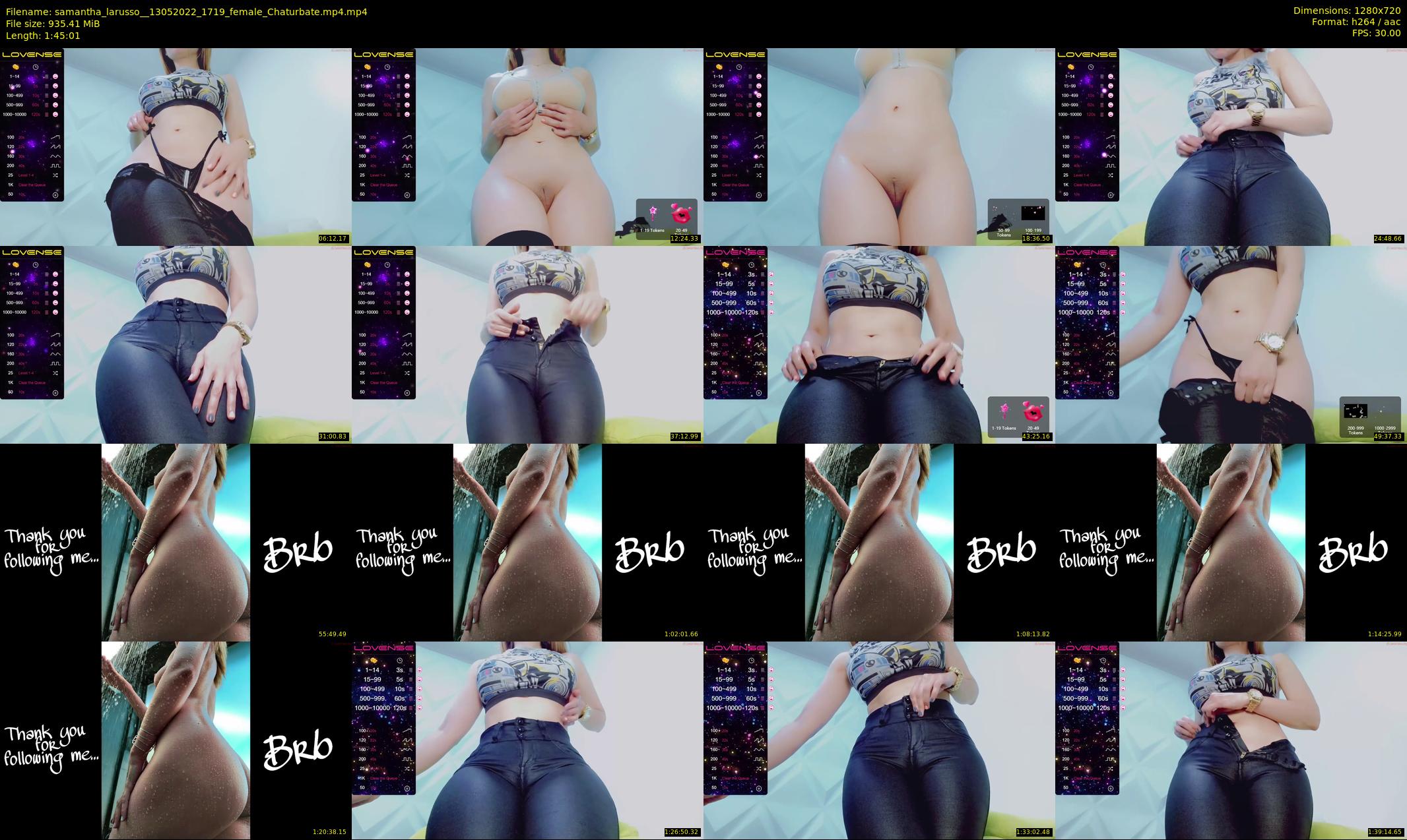 samantha_larusso_ — 106 minute Chaturbate couple cam show recording, 720p, May 13, 2022