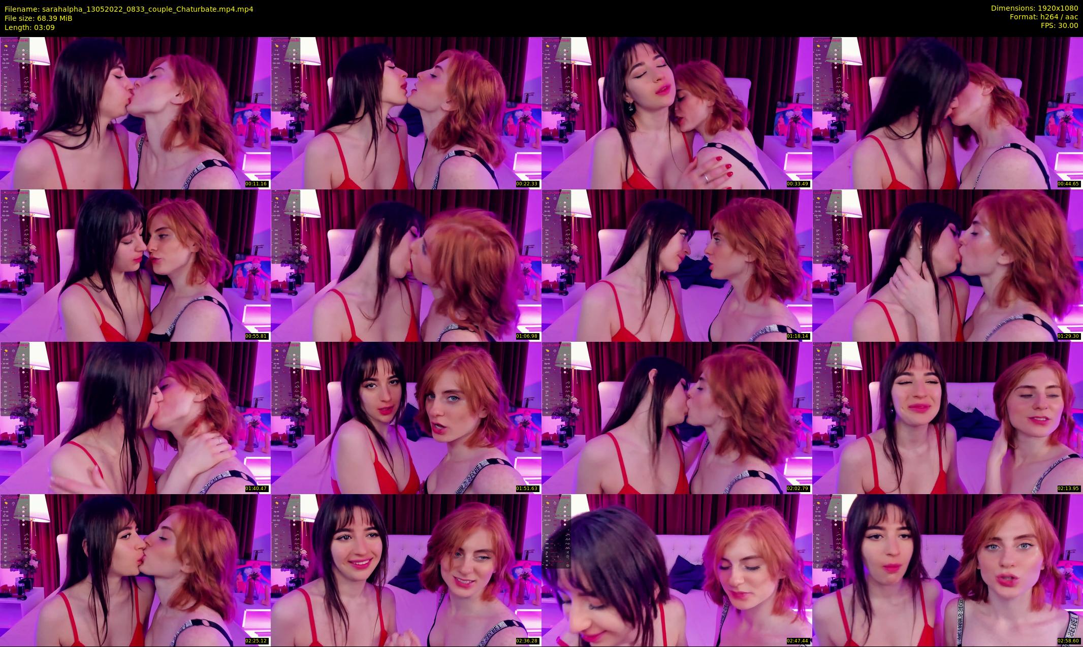 sarahalpha — 4 minute Chaturbate couple cam show recording, 1080p, May 13, 2022