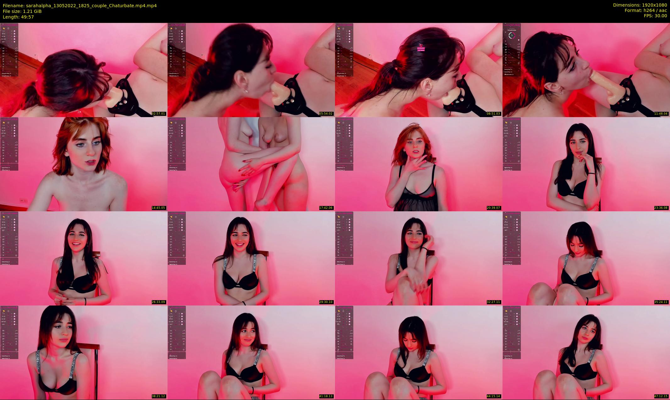 sarahalpha — 50 minute Chaturbate couple cam show recording, 1080p, May 13, 2022