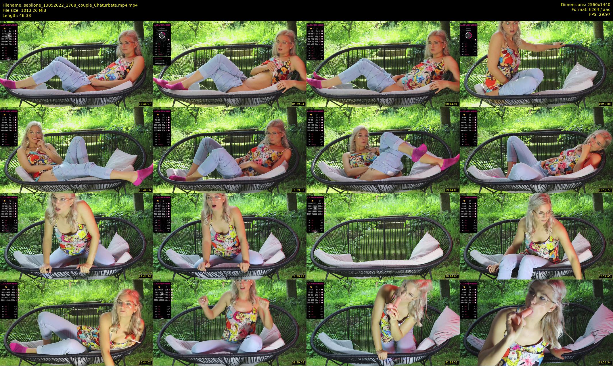 sebilone — 47 minute Chaturbate couple cam show recording, 1080p, May 13, 2022