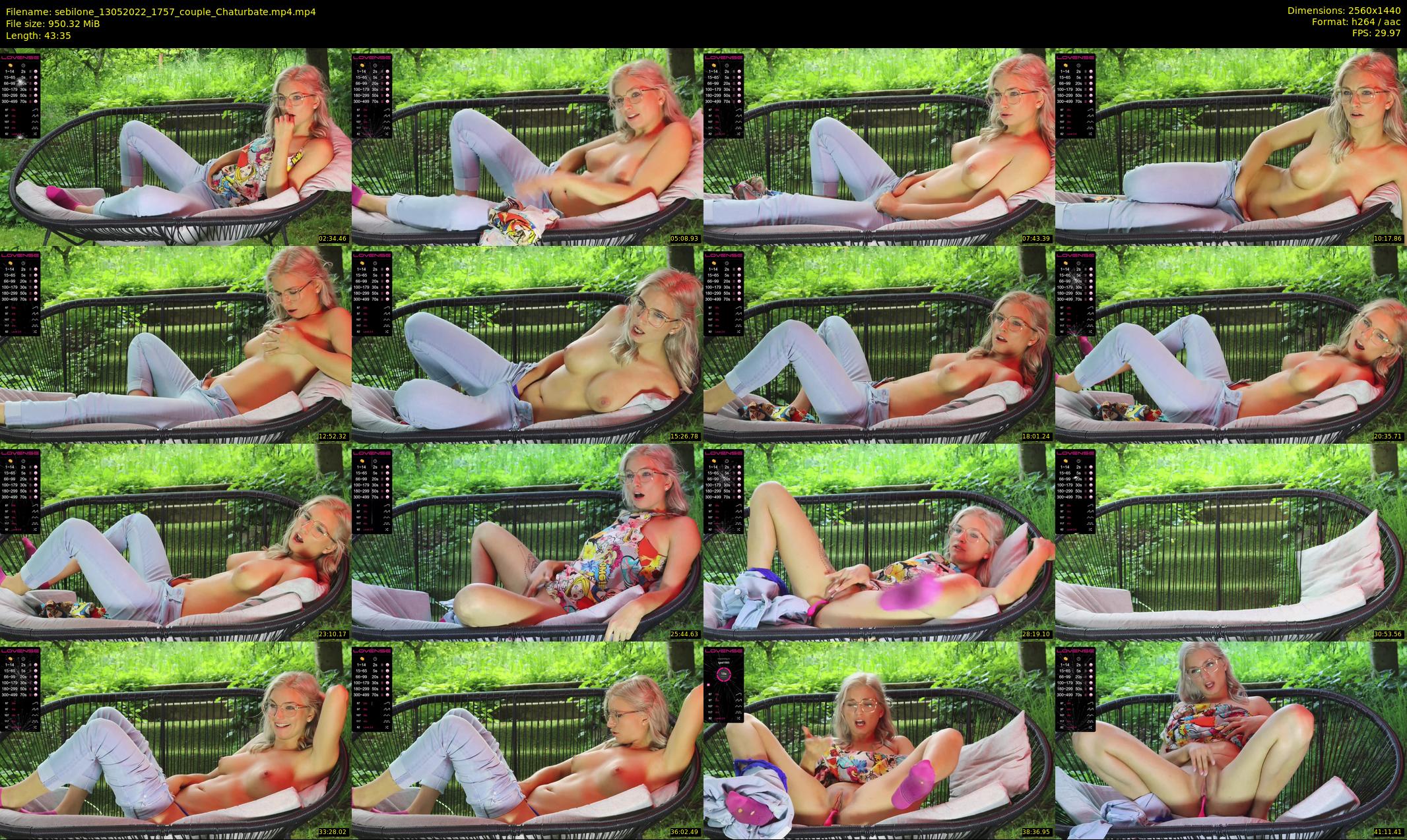 sebilone — 44 minute Chaturbate couple cam show recording, 1080p, May 13, 2022