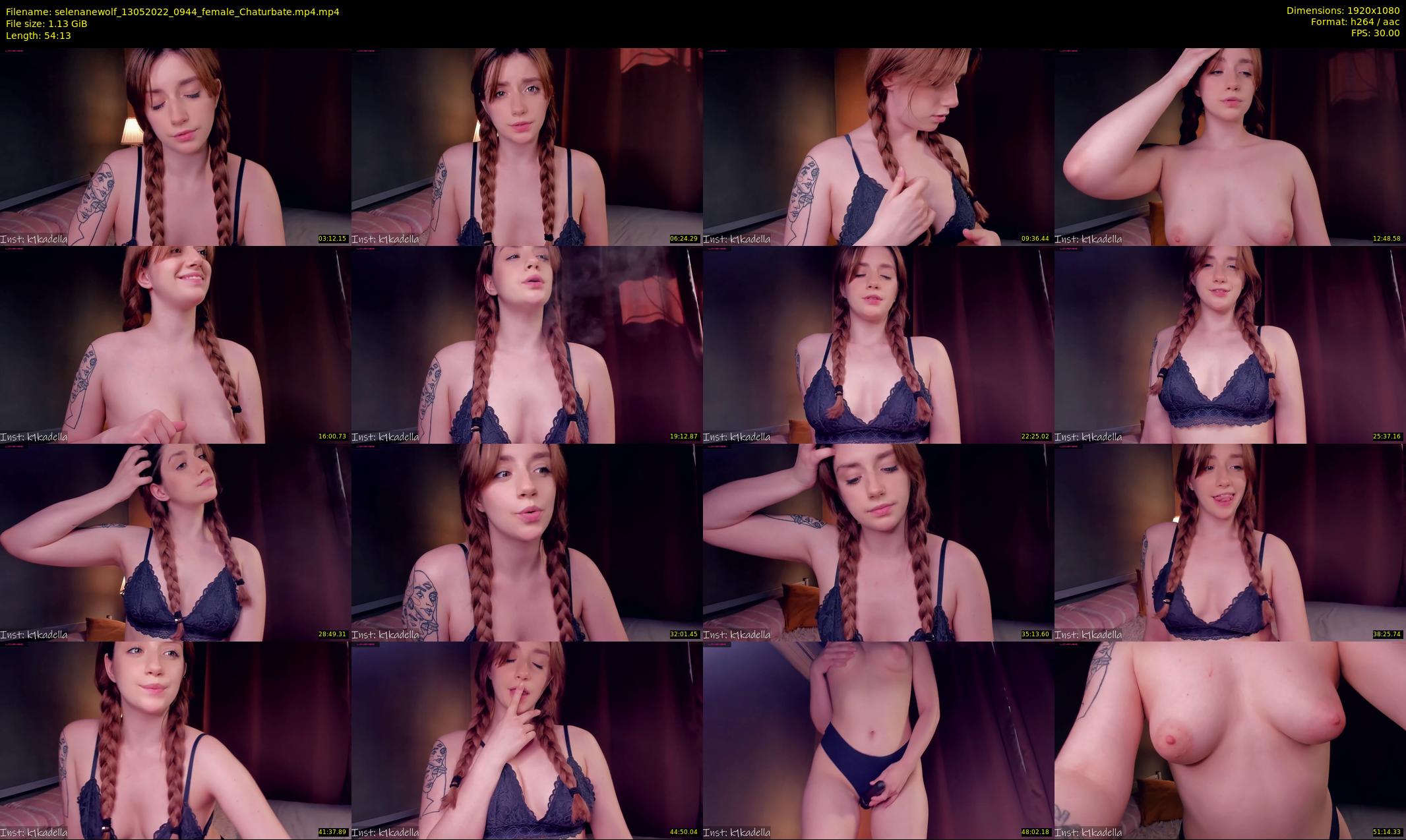 selenanewolf — 55 minute Chaturbate couple cam show recording, 1080p, May 13, 2022