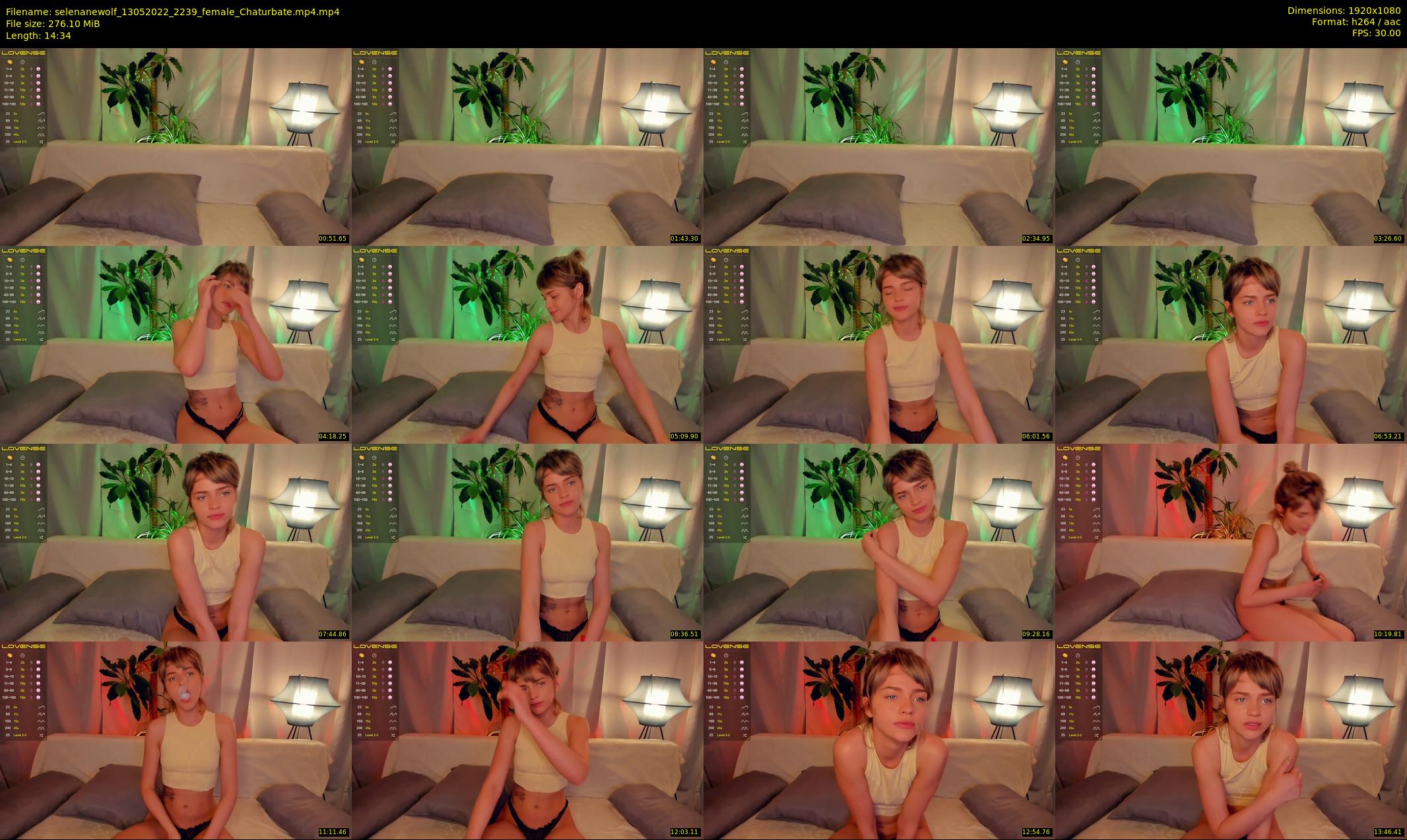selenanewolf — 15 minute Chaturbate couple cam show recording, 1080p, May 13, 2022