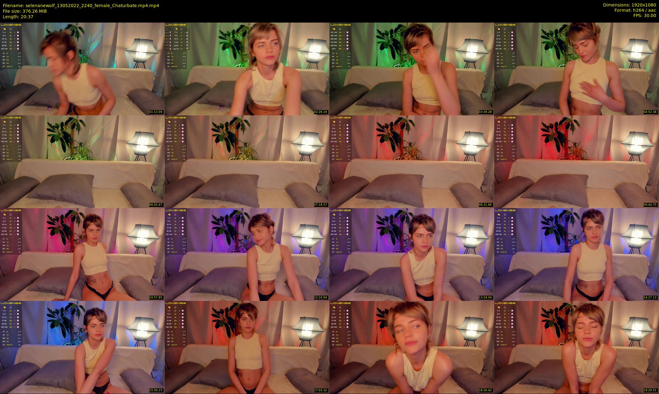 selenanewolf — 21 minute Chaturbate couple cam show recording, 1080p, May 13, 2022
