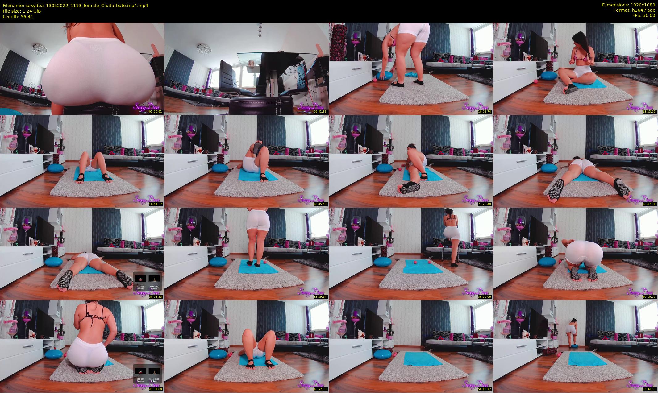 sexydea — 57 minute Chaturbate female cam show recording, 1080p, May 13, 2022