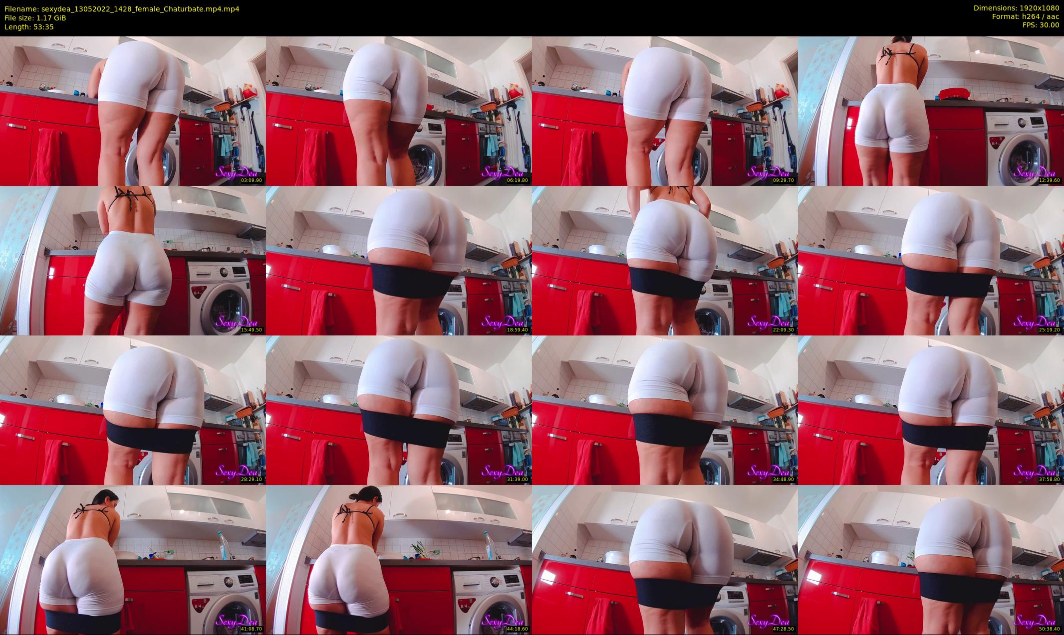 sexydea — 54 minute Chaturbate female cam show recording, 1080p, May 13, 2022