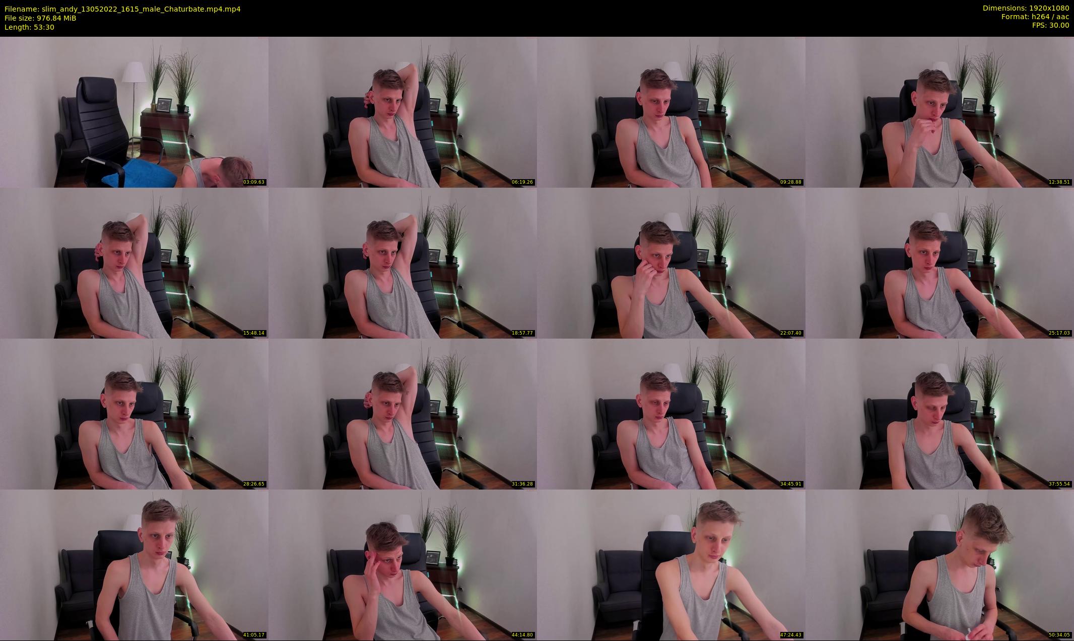 slim_andy — 54 minute Chaturbate male cam show recording, 1080p, May 13, 2022