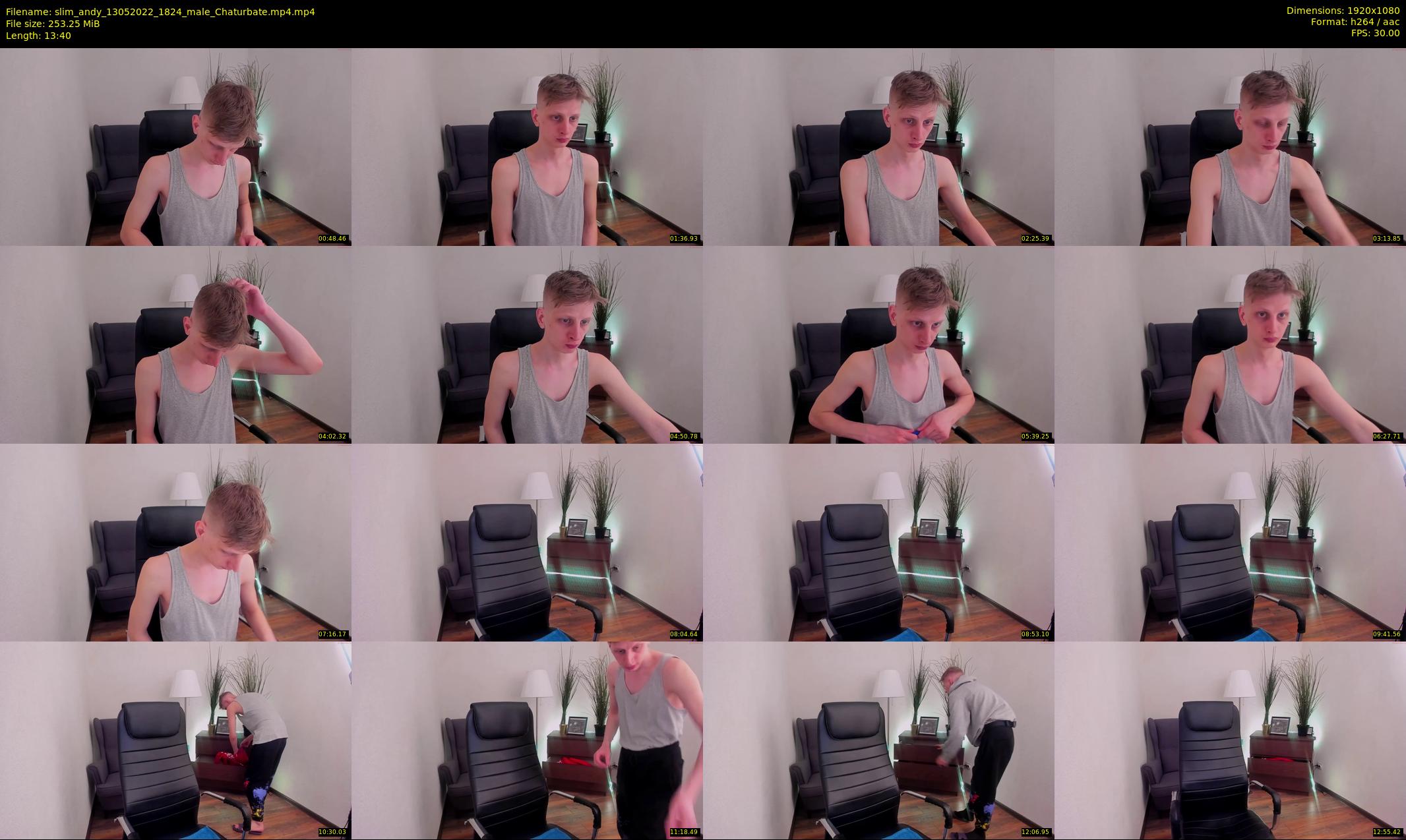 slim_andy — 14 minute Chaturbate male cam show recording, 1080p, May 13, 2022