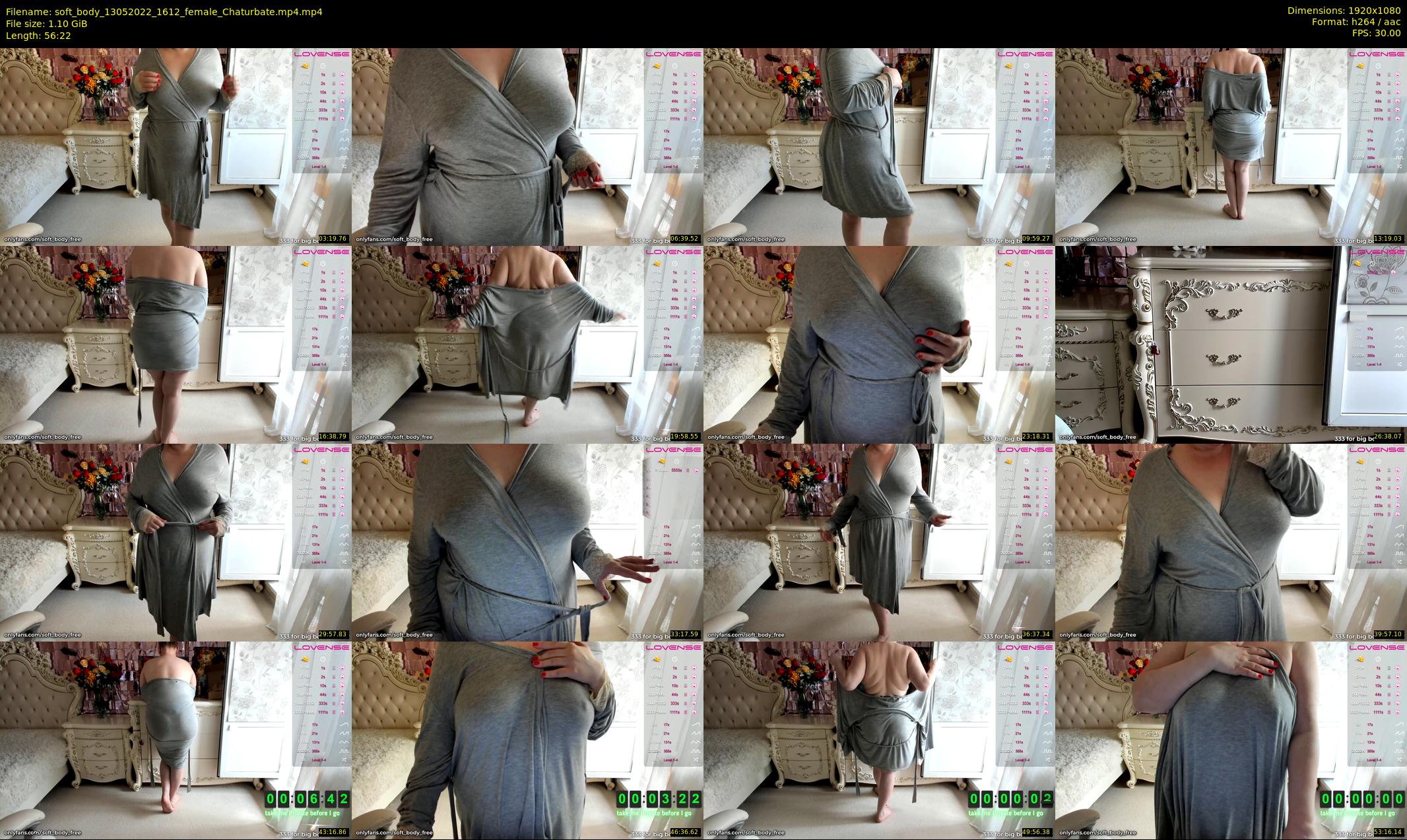 soft_body — 57 minute Chaturbate female cam show recording, 1080p, May 13, 2022