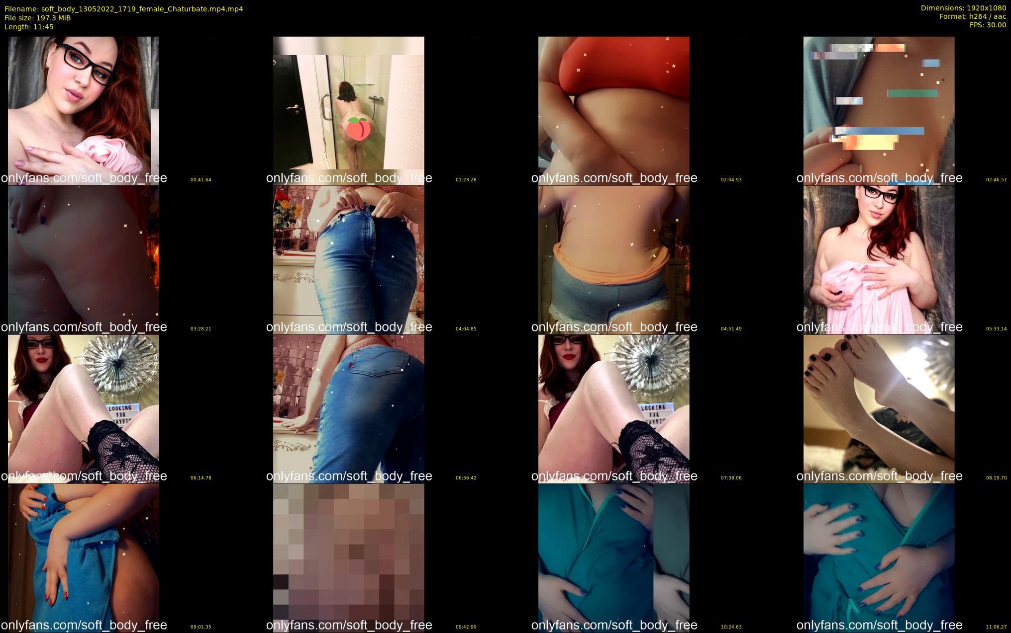 soft_body — 12 minute Chaturbate female cam show recording, 1080p, May 13, 2022