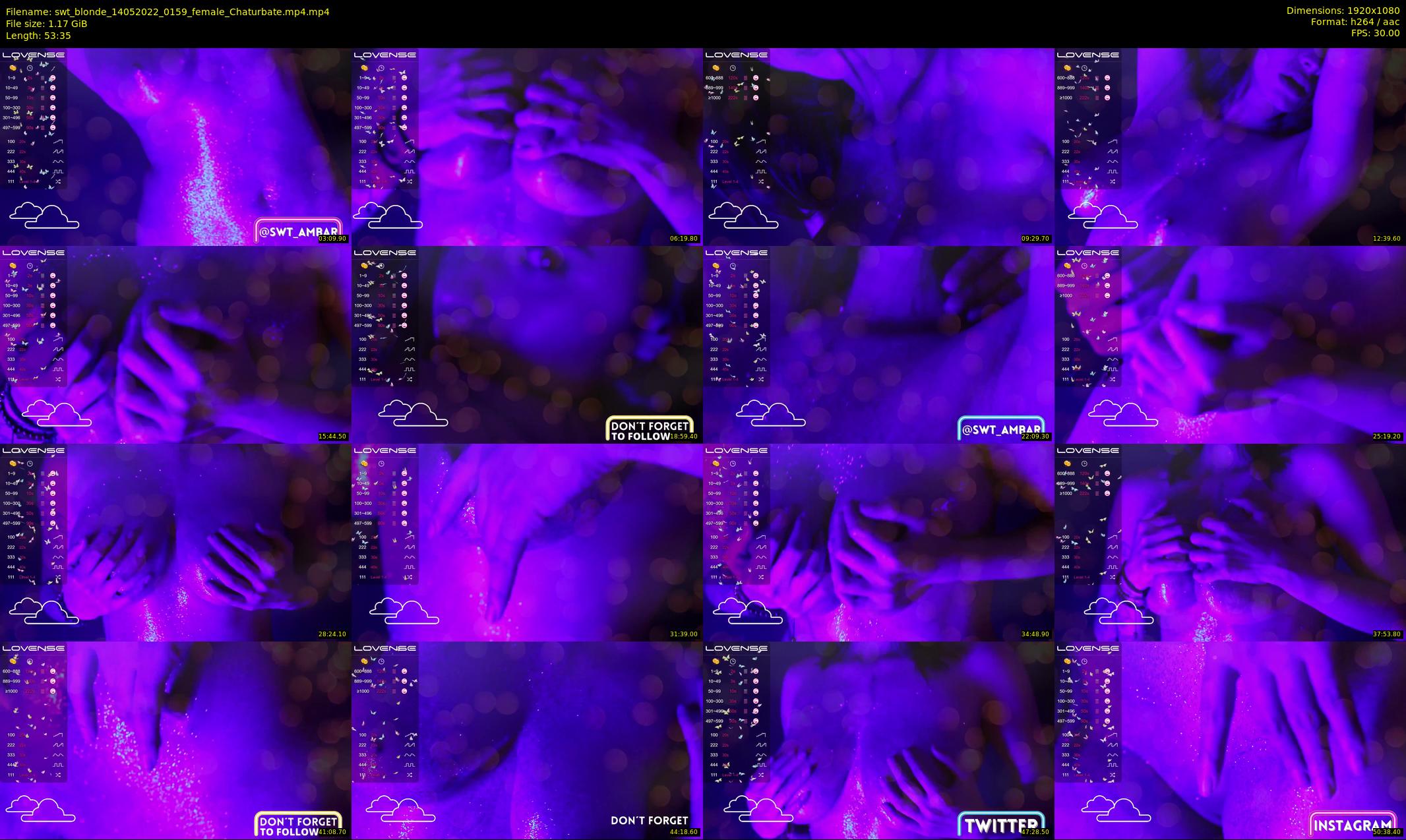 swt_blonde — 54 minute Chaturbate female cam show recording, 1080p, May 14, 2022