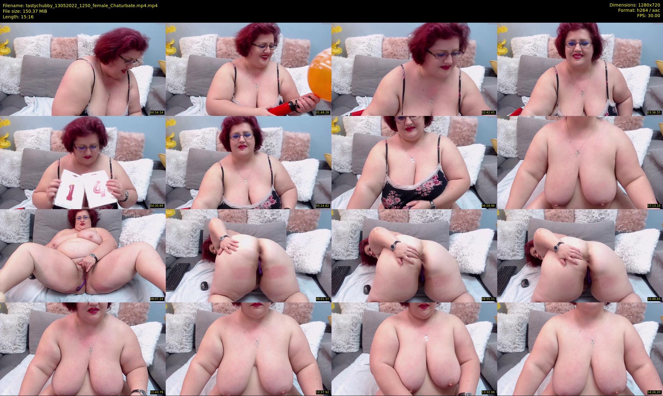 tastychubby — 16 minute Chaturbate female cam show recording, 720p, May 13, 2022