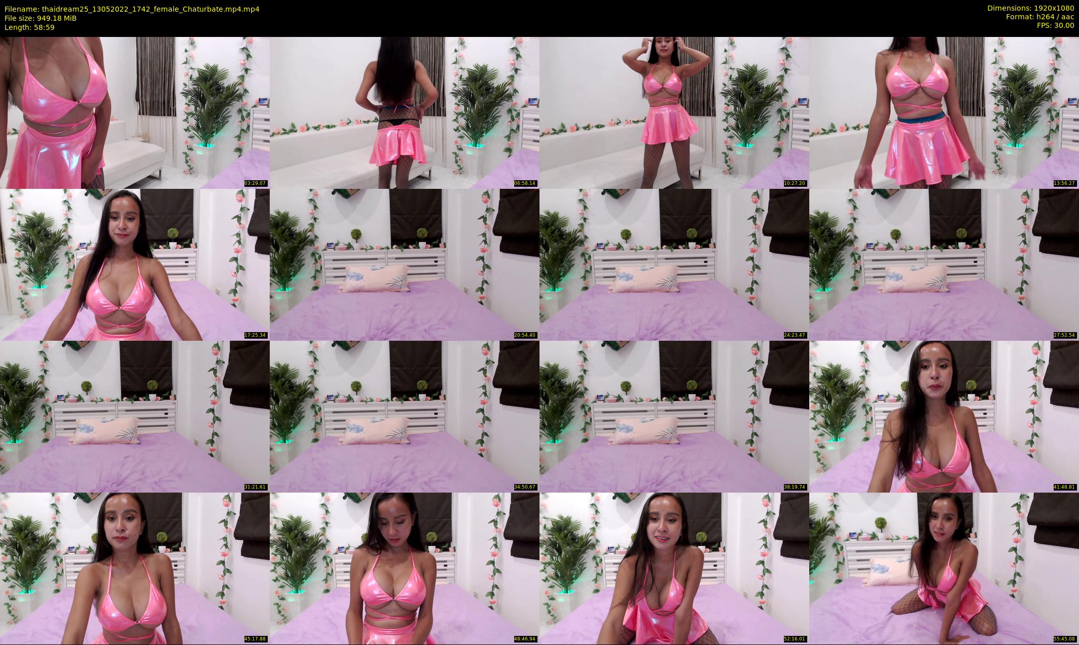 thaidream25 — 59 minute Chaturbate female cam show recording, 1080p, May 13, 2022