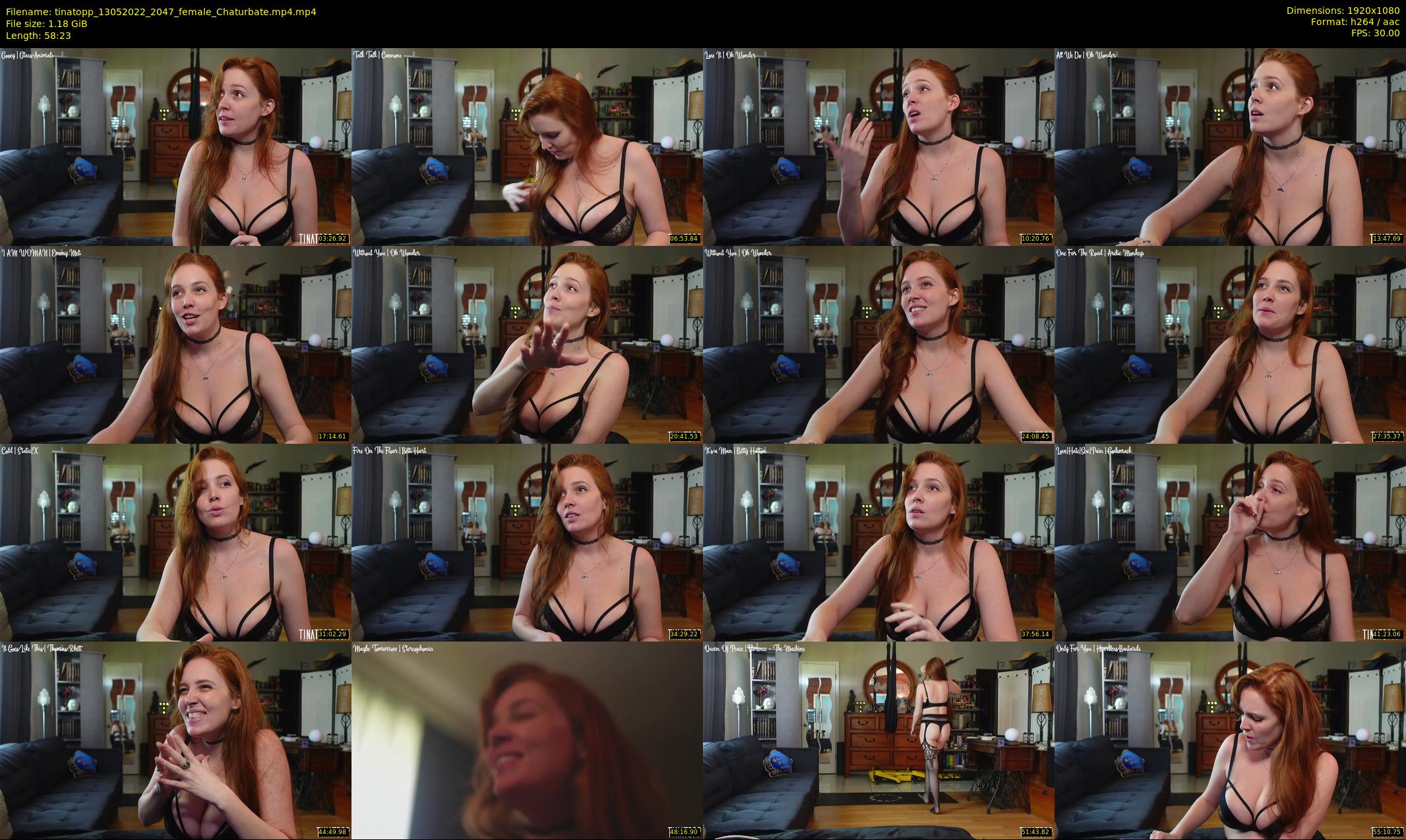 tinatopp — 59 minute Chaturbate female cam show recording, 1080p, May 13, 2022