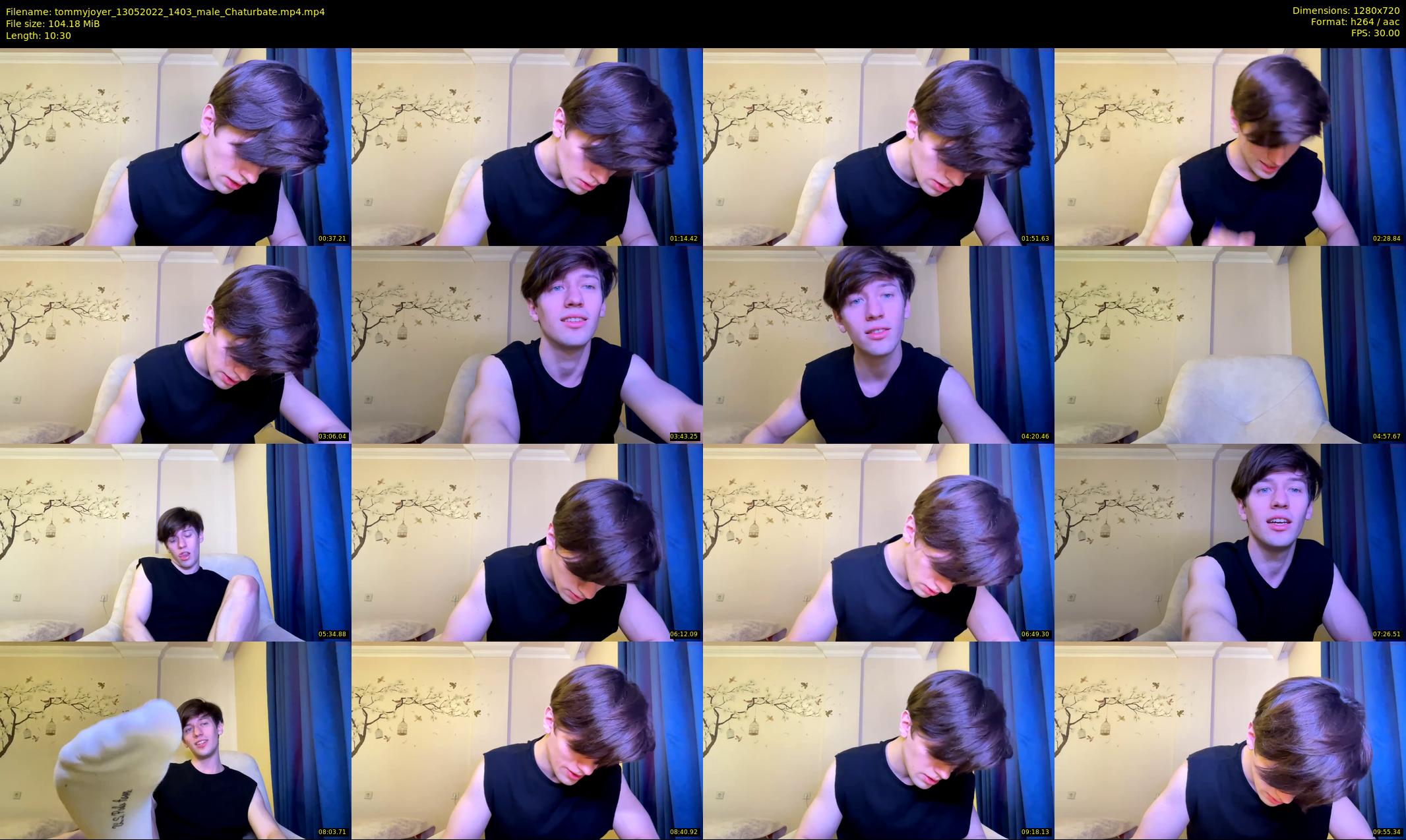 tommyjoyer — 11 minute Chaturbate male cam show recording, 720p, May 13, 2022