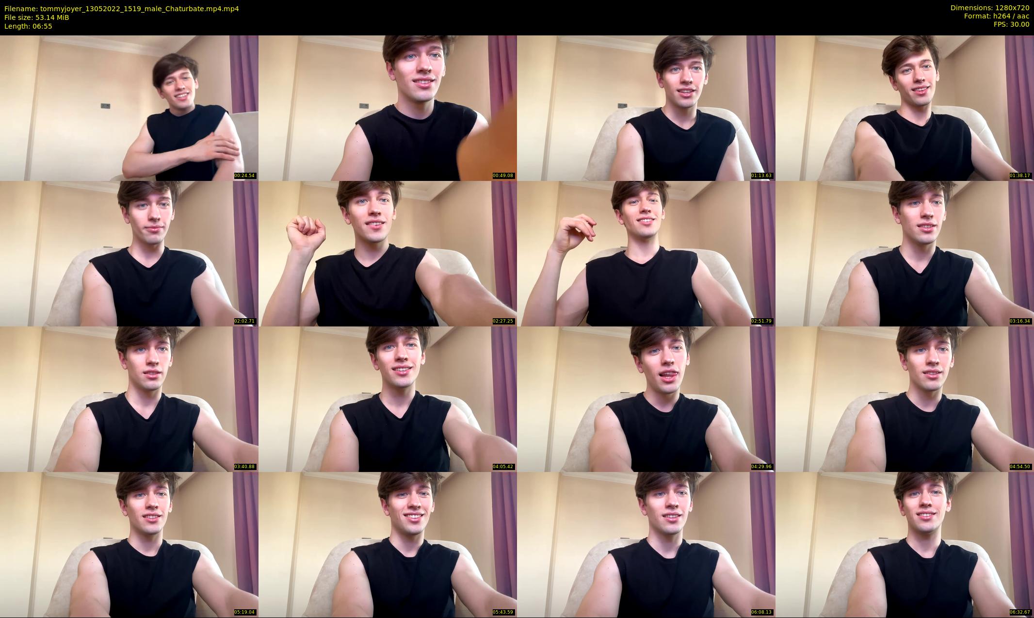 tommyjoyer — 7 minute Chaturbate male cam show recording, 720p, May 13, 2022