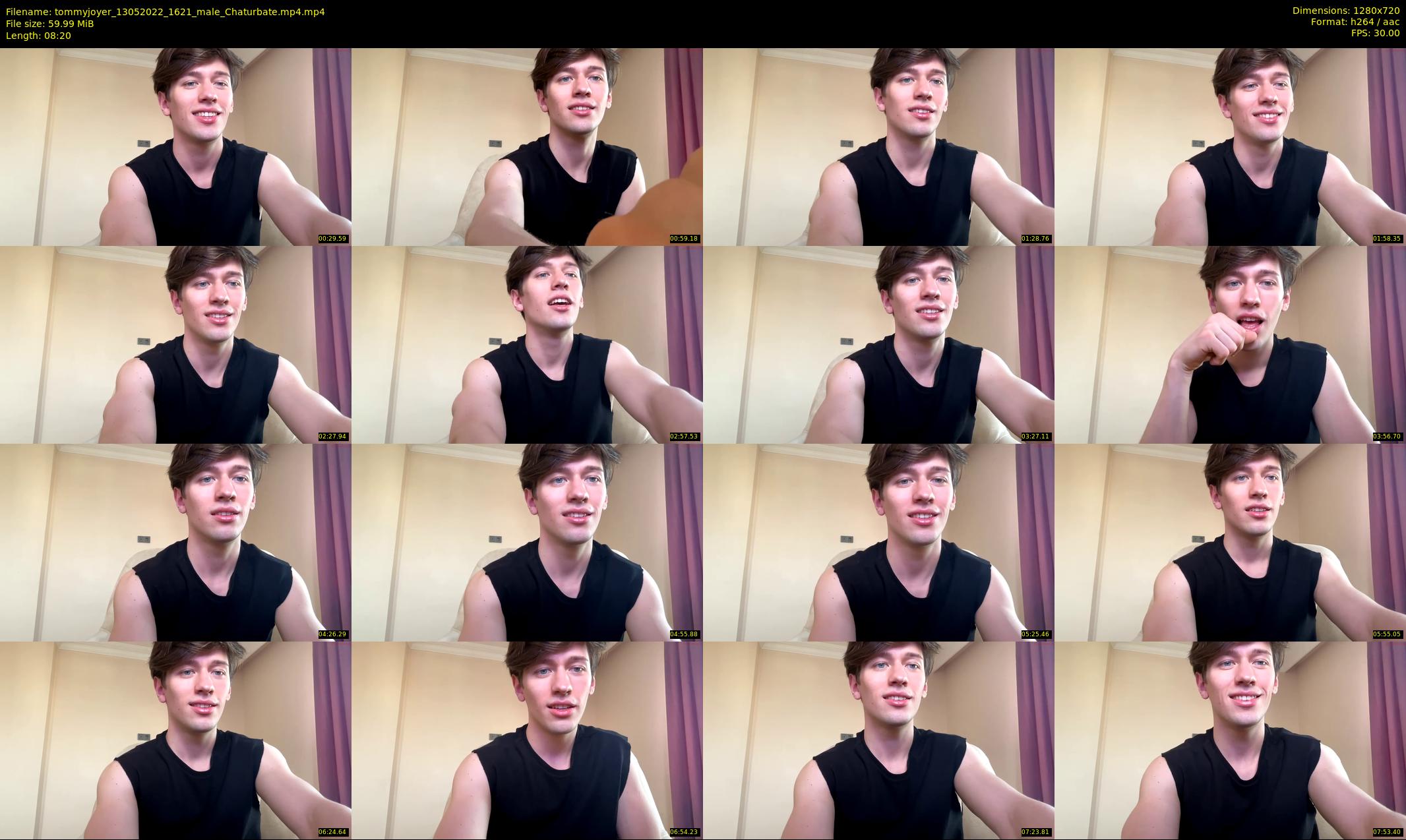 tommyjoyer — 9 minute Chaturbate male cam show recording, 720p, May 13, 2022