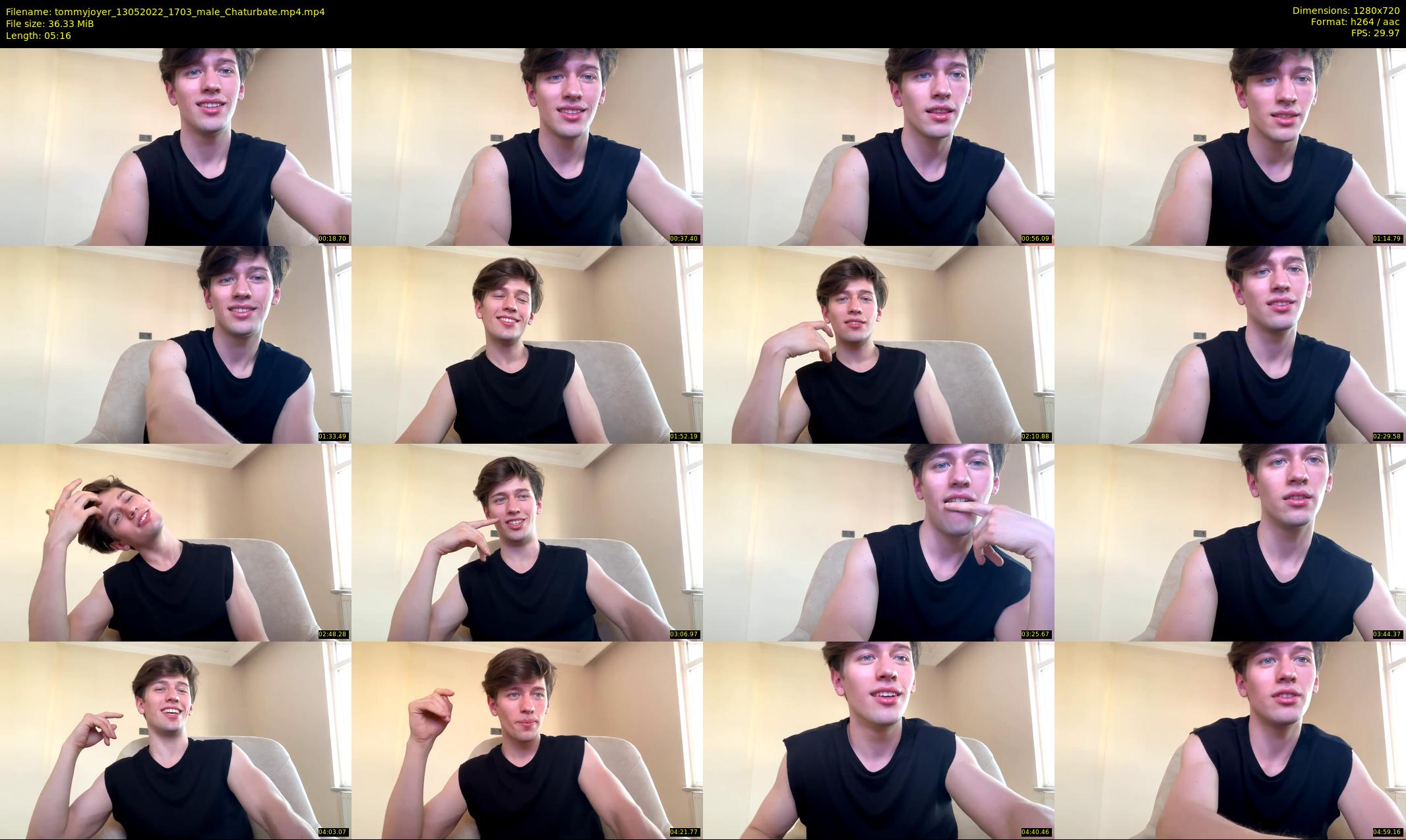 tommyjoyer — 6 minute Chaturbate male cam show recording, 720p, May 13, 2022