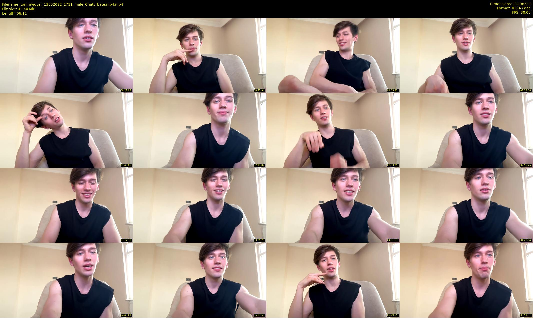 tommyjoyer — 7 minute Chaturbate male cam show recording, 720p, May 13, 2022