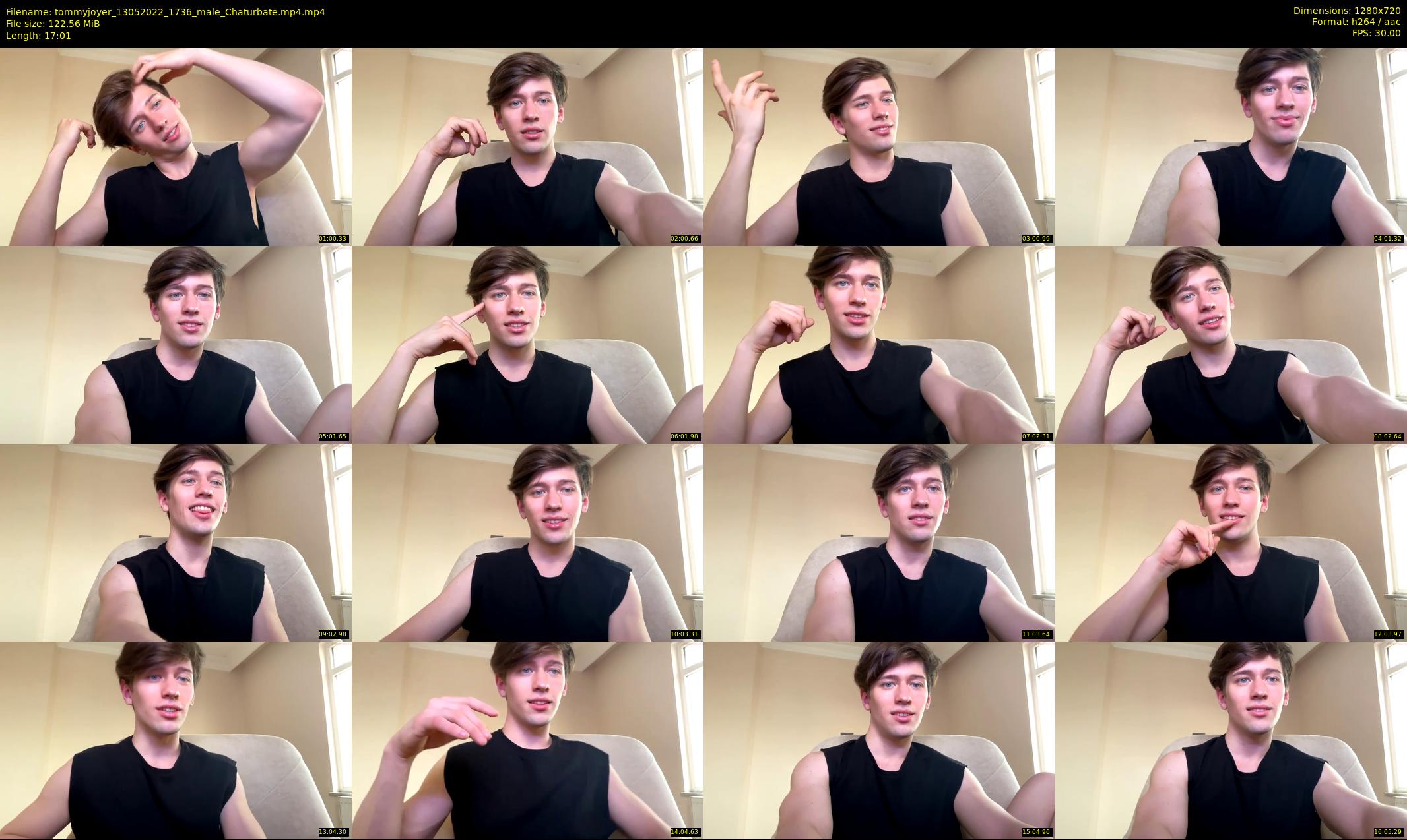 tommyjoyer — 18 minute Chaturbate male cam show recording, 720p, May 13, 2022