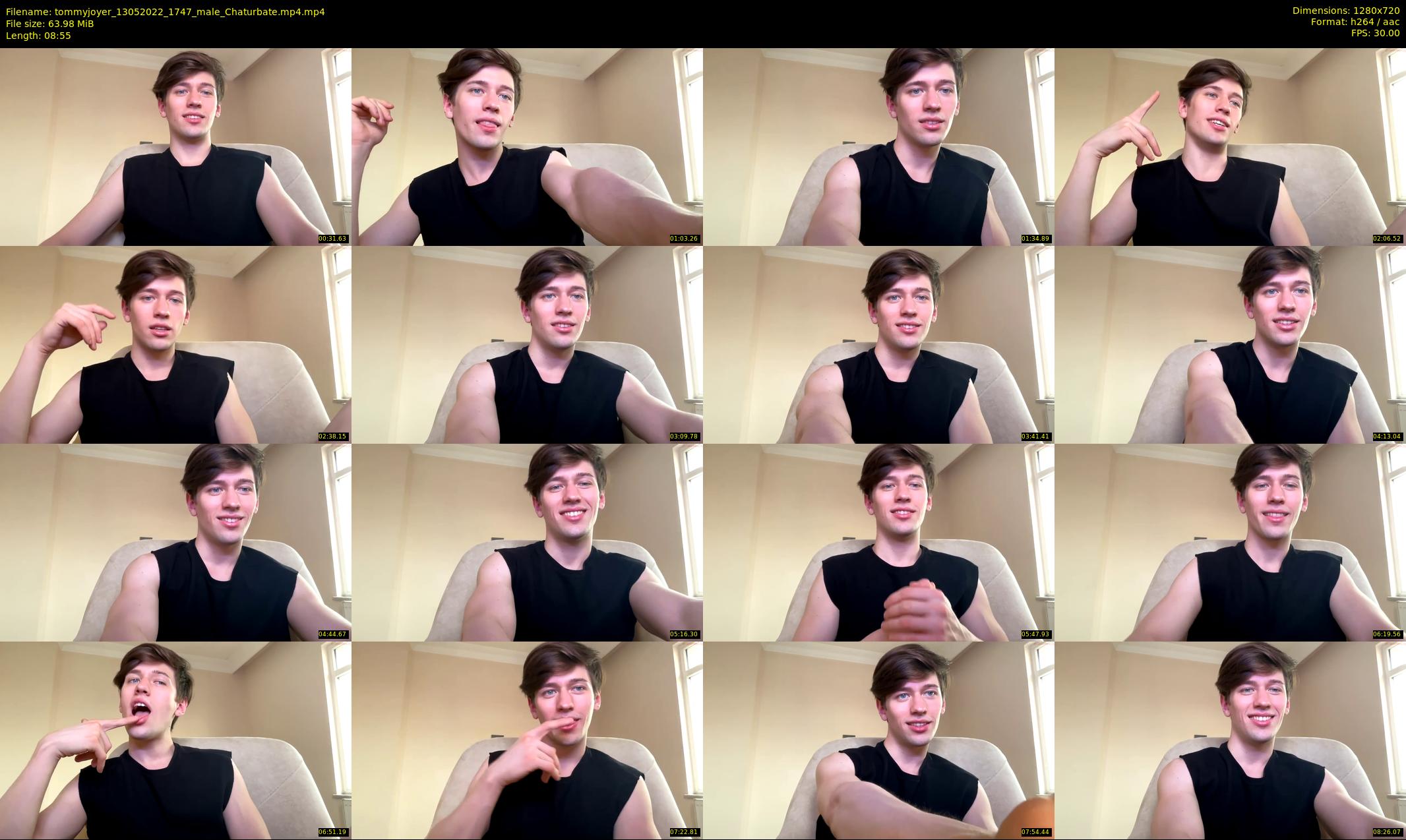 tommyjoyer — 9 minute Chaturbate male cam show recording, 720p, May 13, 2022