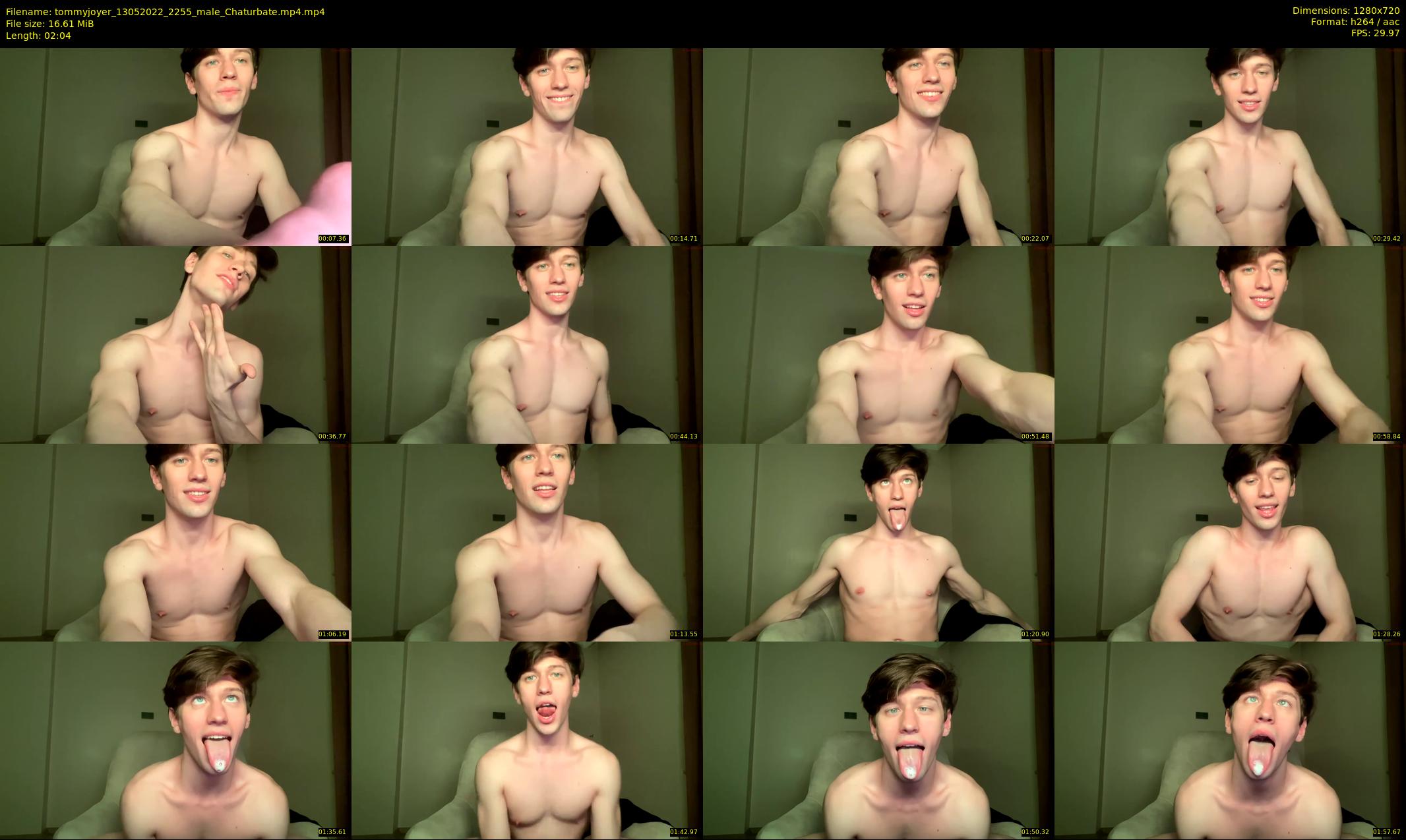 tommyjoyer — 3 minute Chaturbate male cam show recording, 720p, May 13, 2022