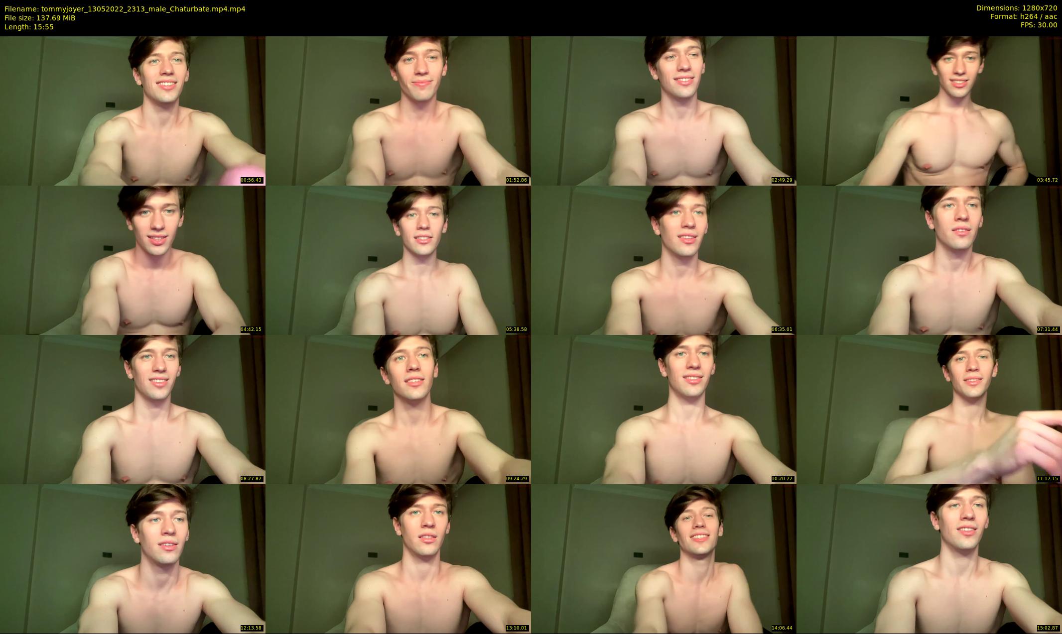 tommyjoyer — 16 minute Chaturbate male cam show recording, 720p, May 13, 2022