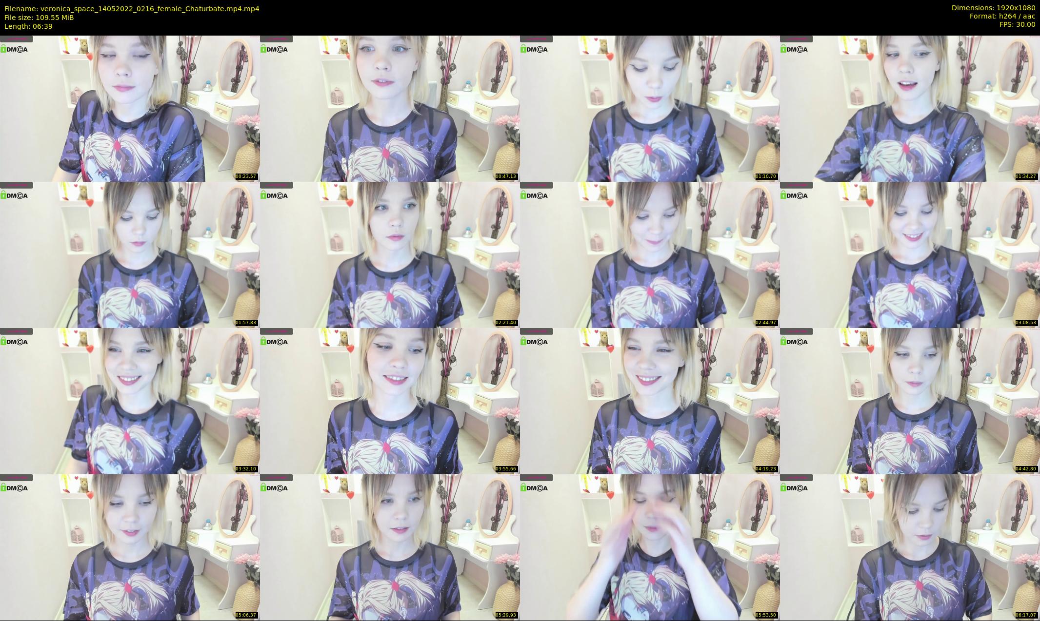 veronica_space — 7 minute Chaturbate female cam show recording, 1080p, May 14, 2022