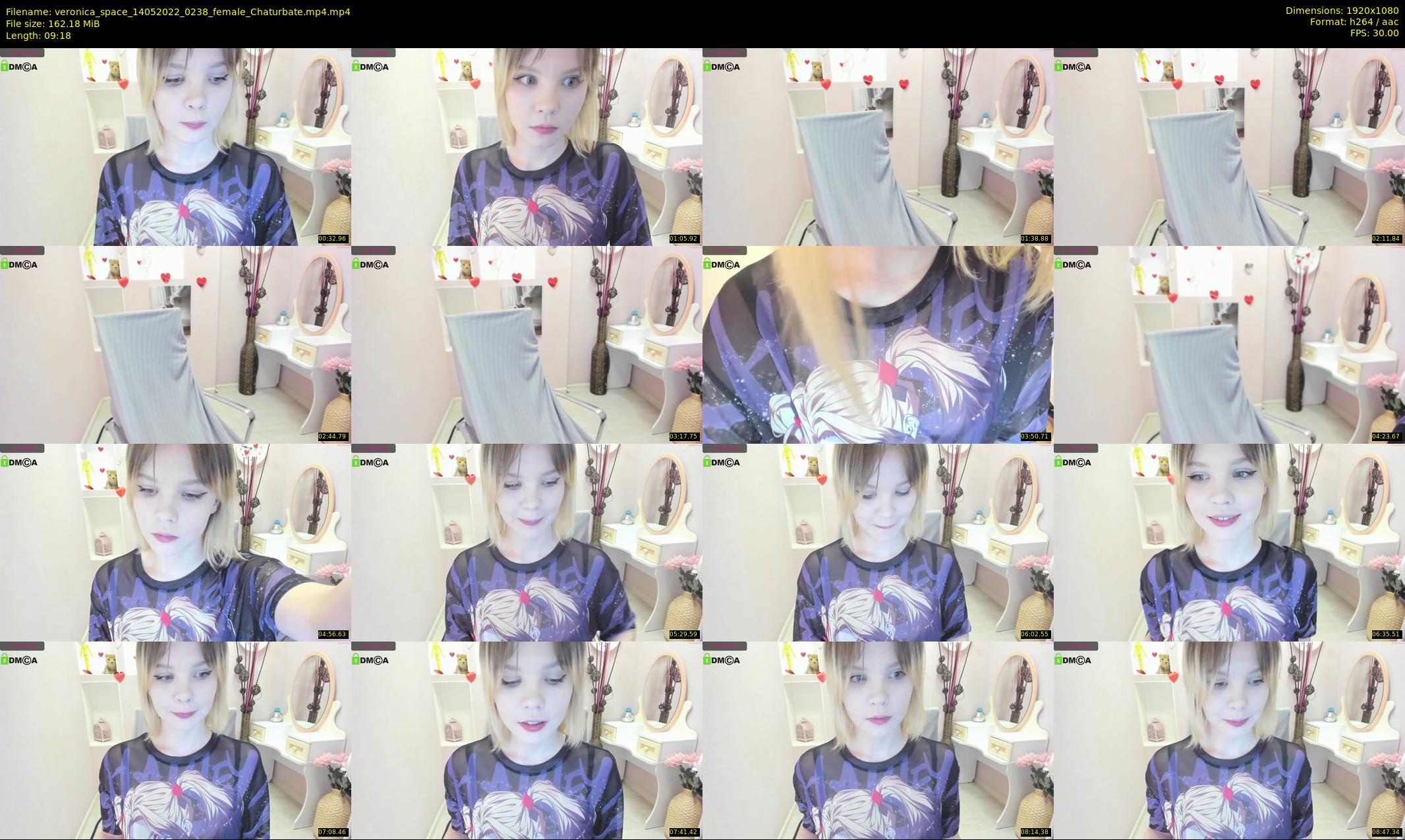 veronica_space — 10 minute Chaturbate female cam show recording, 1080p, May 14, 2022