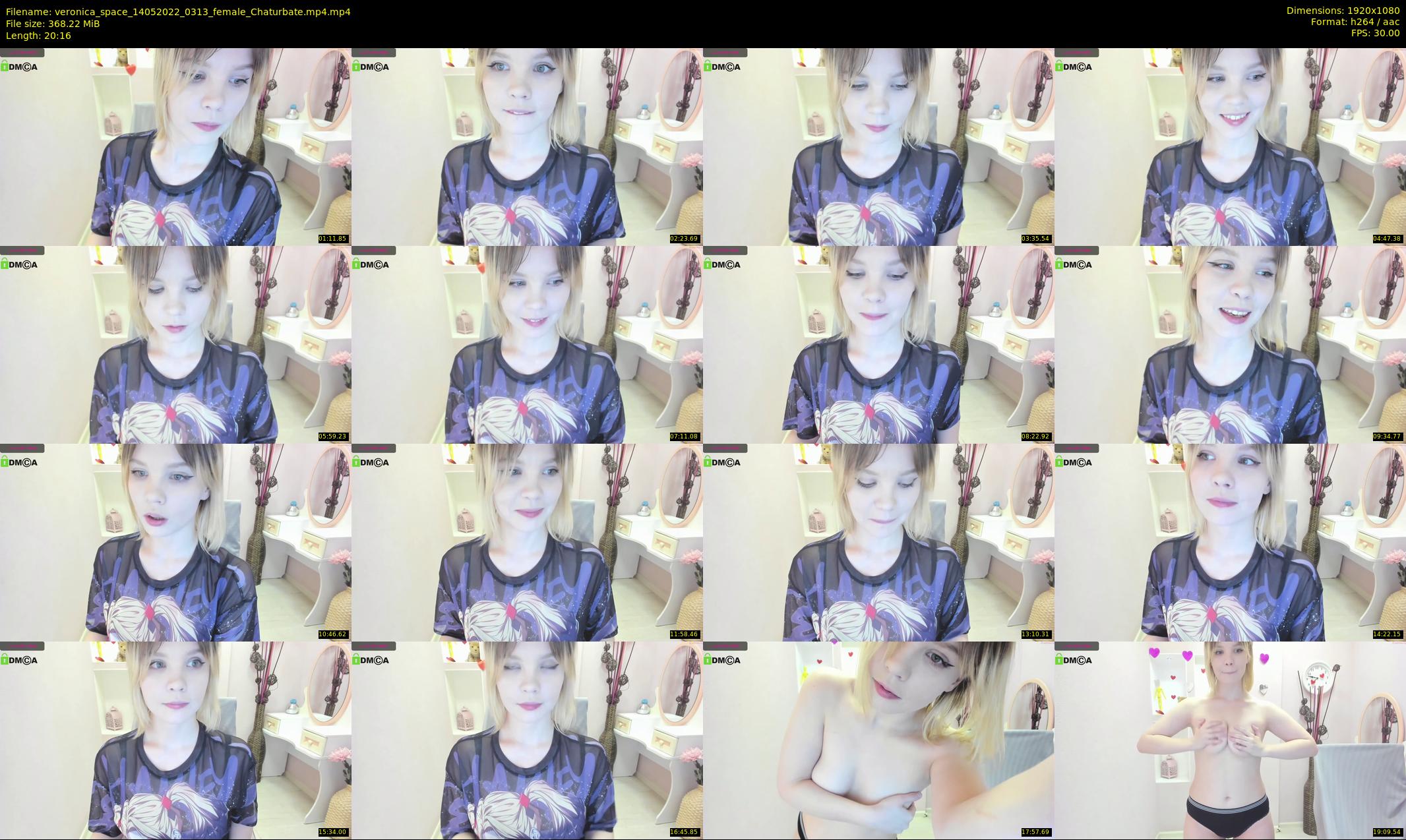 veronica_space — 21 minute Chaturbate female cam show recording, 1080p, May 14, 2022