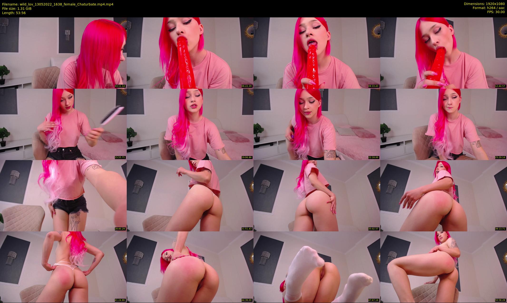 wild_lov — 54 minute Chaturbate female cam show recording, 1080p, May 13, 2022