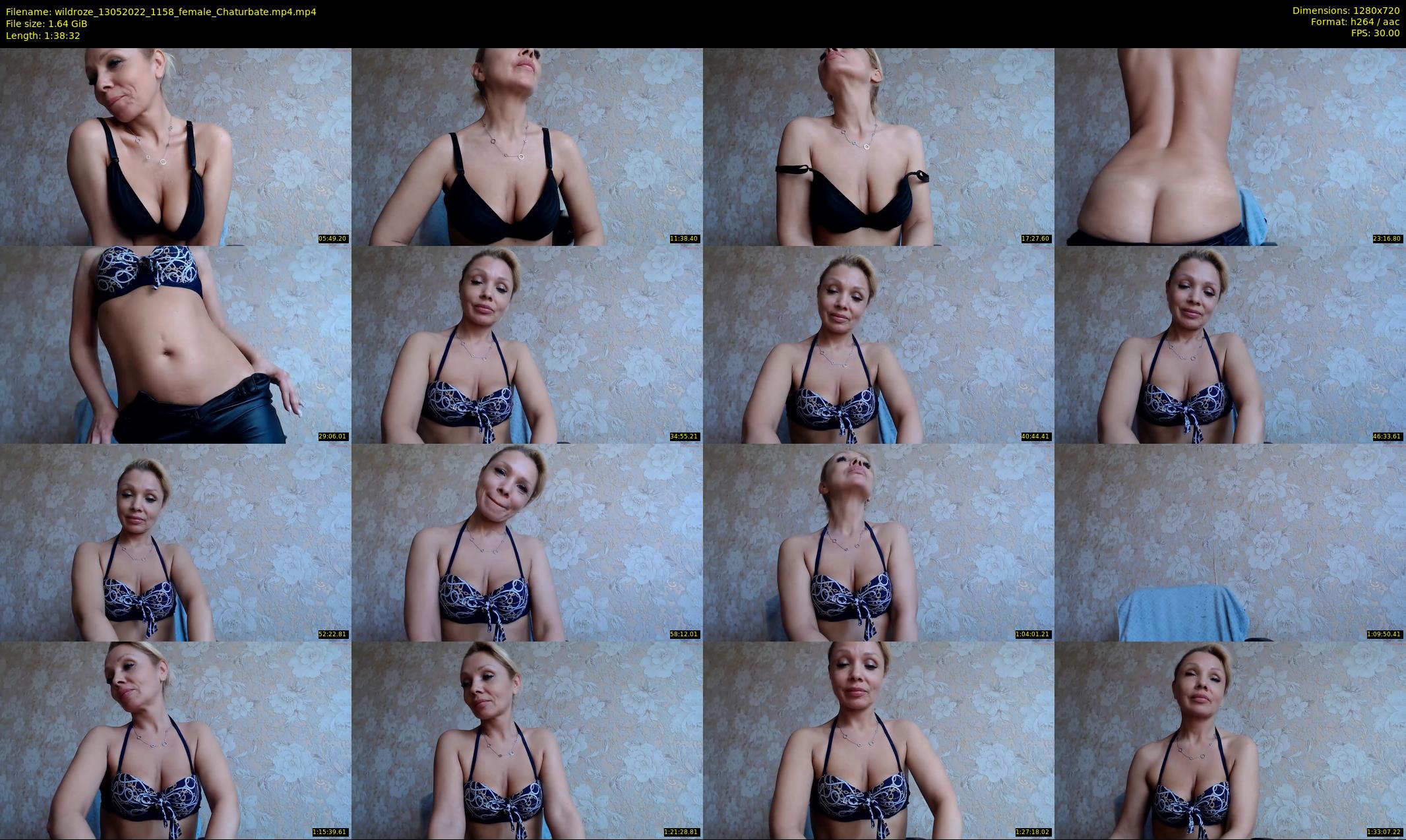 wildroze — 99 minute Chaturbate female cam show recording, 720p, May 13, 2022