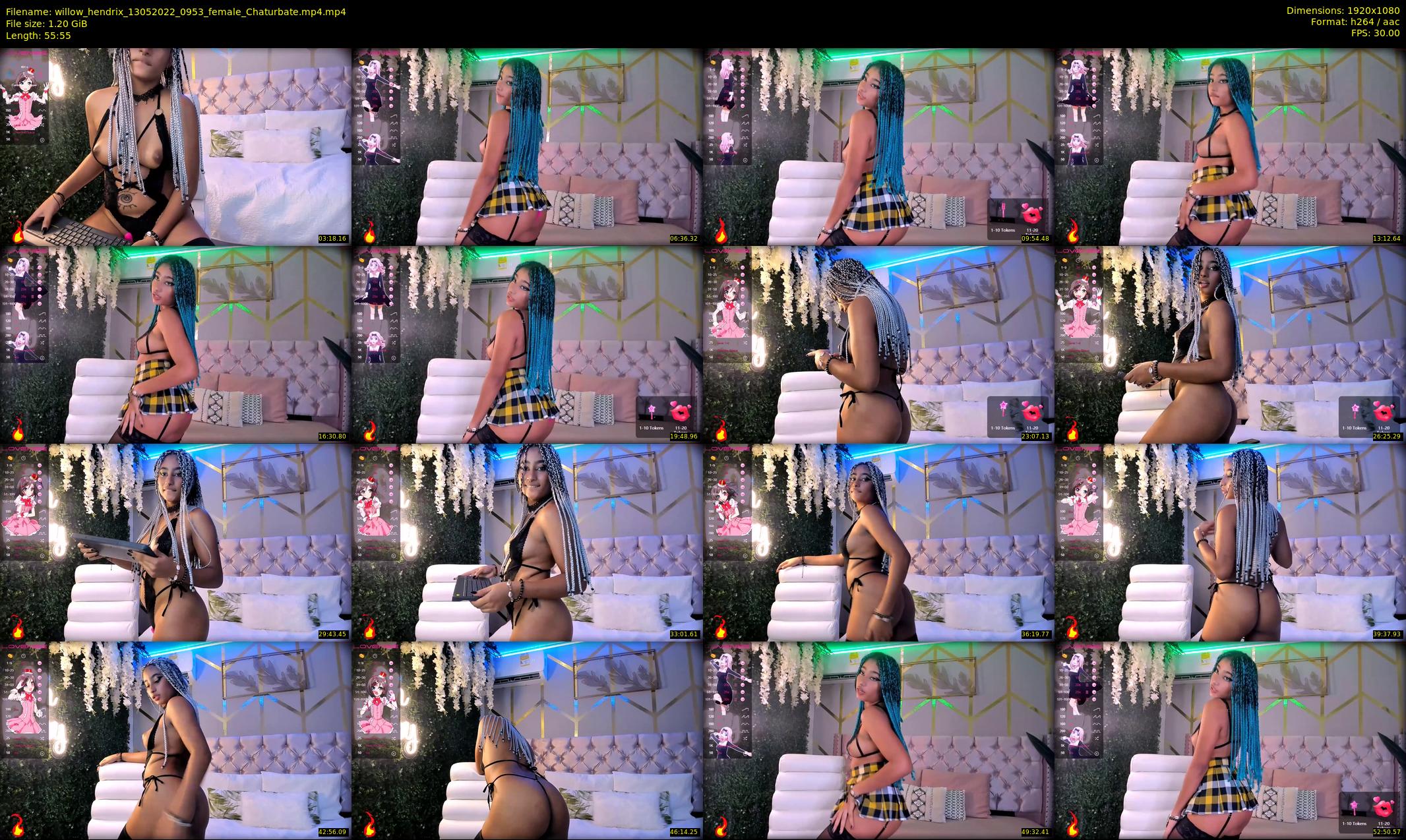 willow_hendrix — 56 minute Chaturbate female cam show recording, 1080p, May 13, 2022