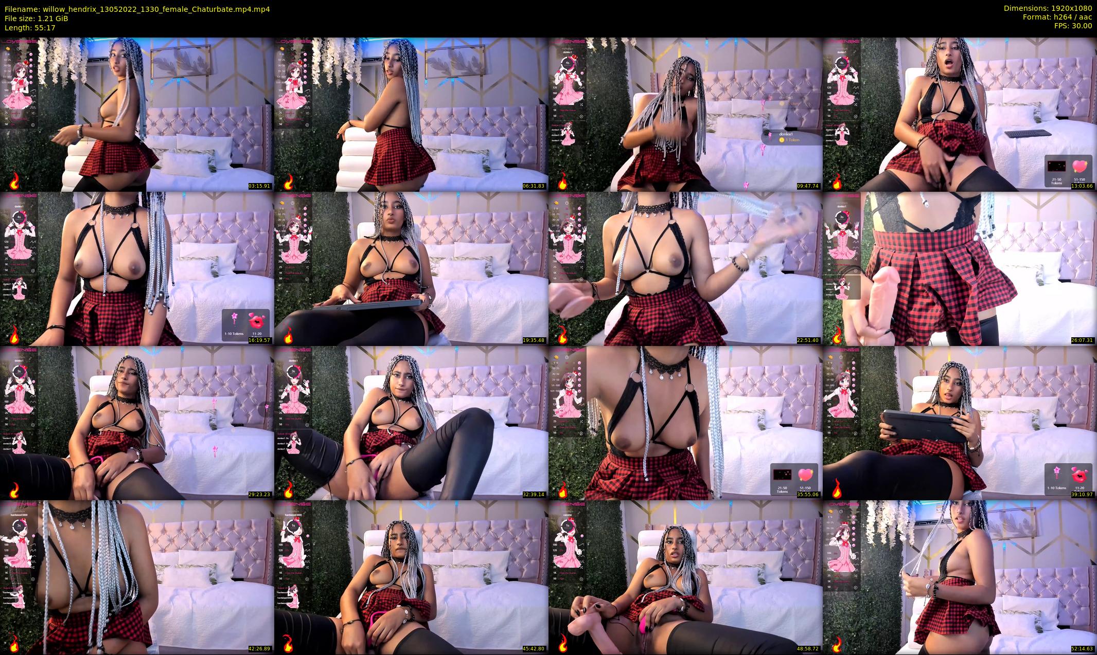 willow_hendrix — 56 minute Chaturbate female cam show recording, 1080p, May 13, 2022