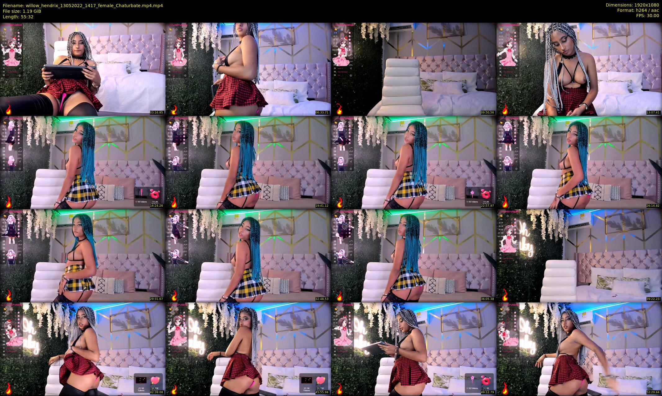 willow_hendrix — 56 minute Chaturbate female cam show recording, 1080p, May 13, 2022