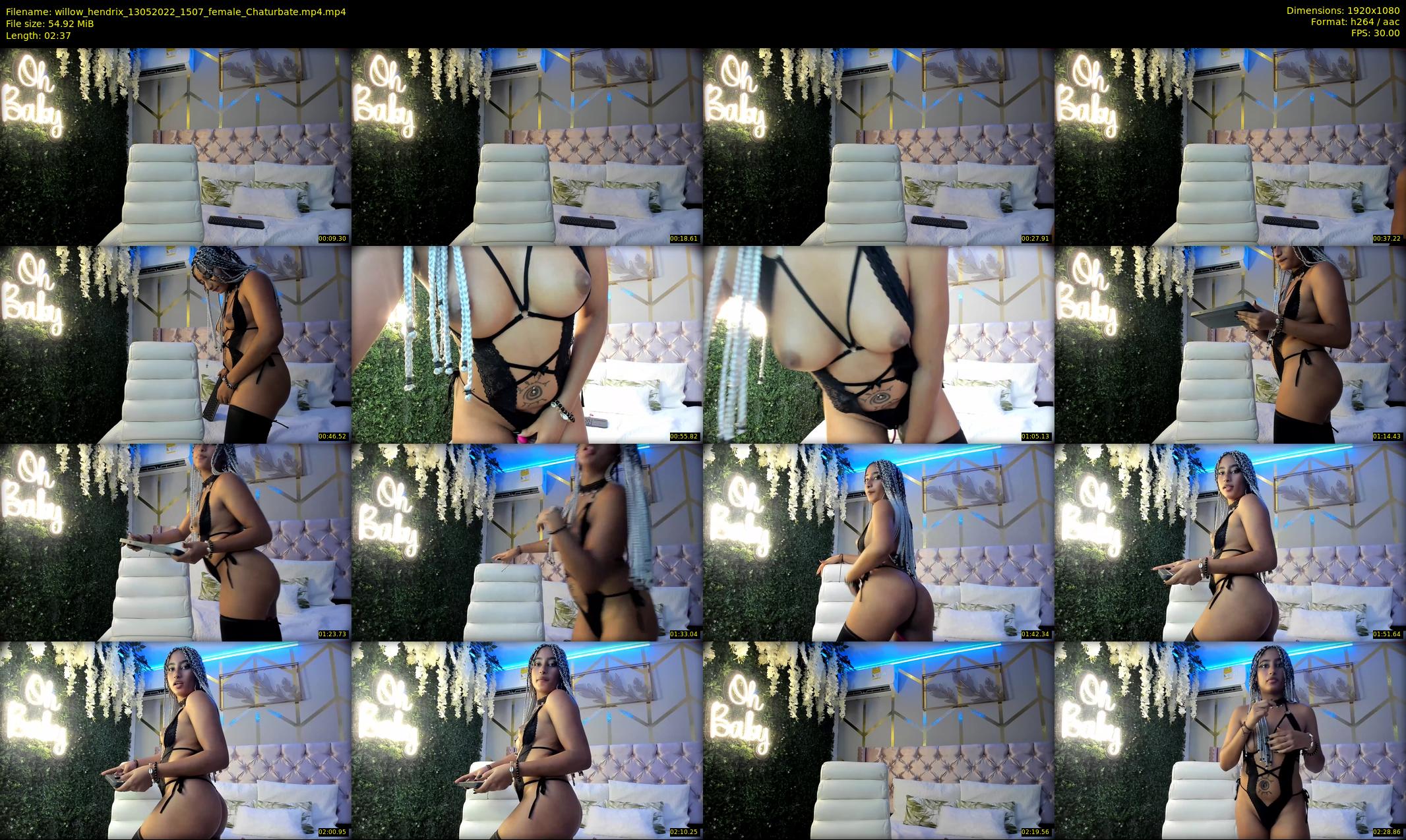 willow_hendrix — 3 minute Chaturbate female cam show recording, 1080p, May 13, 2022