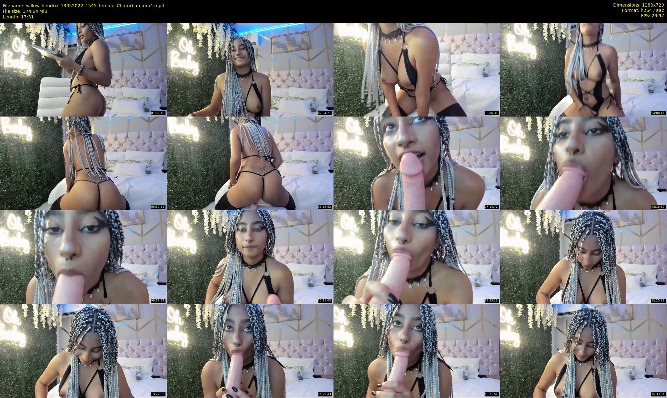 willow_hendrix — 18 minute Chaturbate female cam show recording, 720p, May 13, 2022
