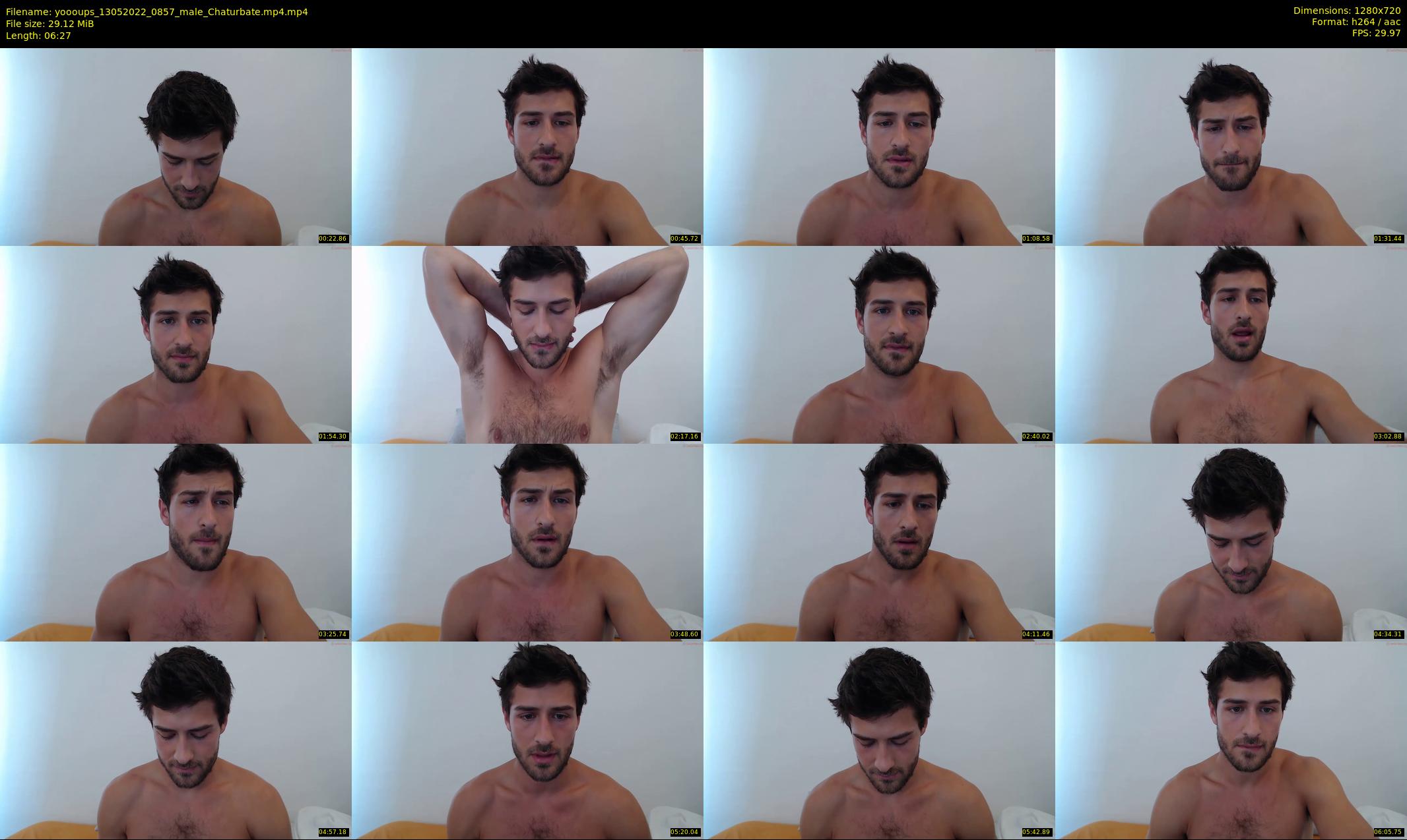 yoooups — 7 minute Chaturbate male cam show recording, 720p, May 13, 2022